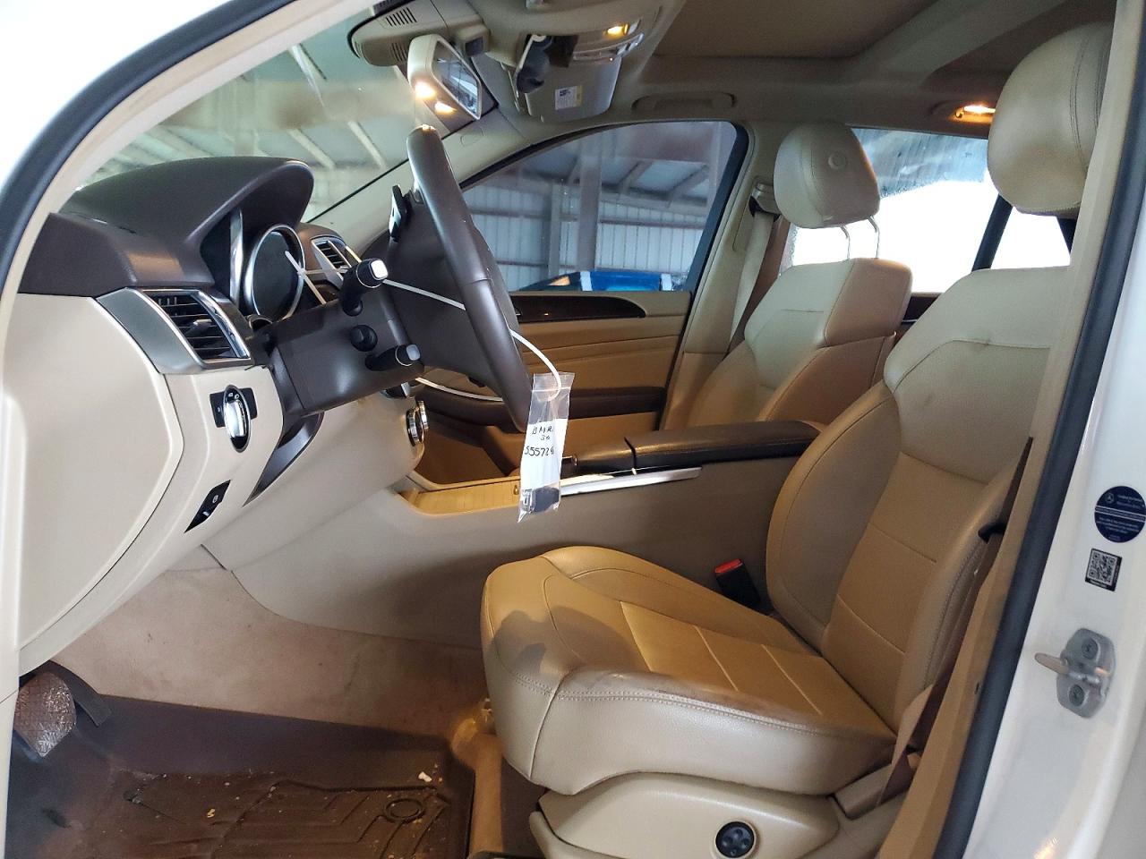 2015 Mercedes-benz Ml 350 Белый vin: 4JGDA5JB7FA513532