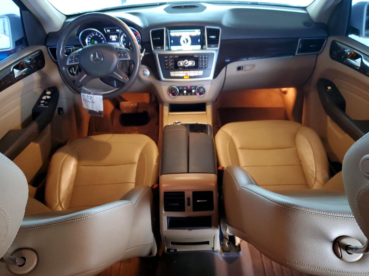 2015 Mercedes-benz Ml 350 Белый vin: 4JGDA5JB7FA513532