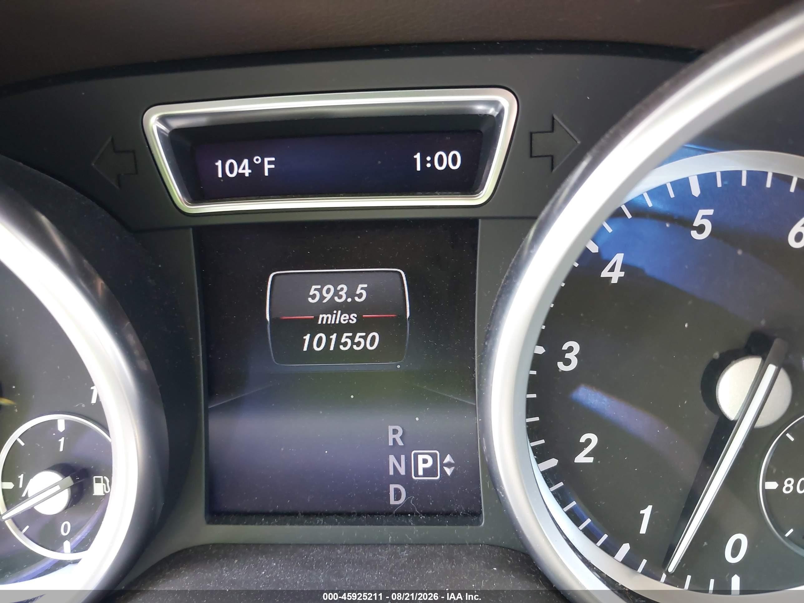 2015 Mercedes-benz Ml 350 Белый vin: 4JGDA5JB7FA544022