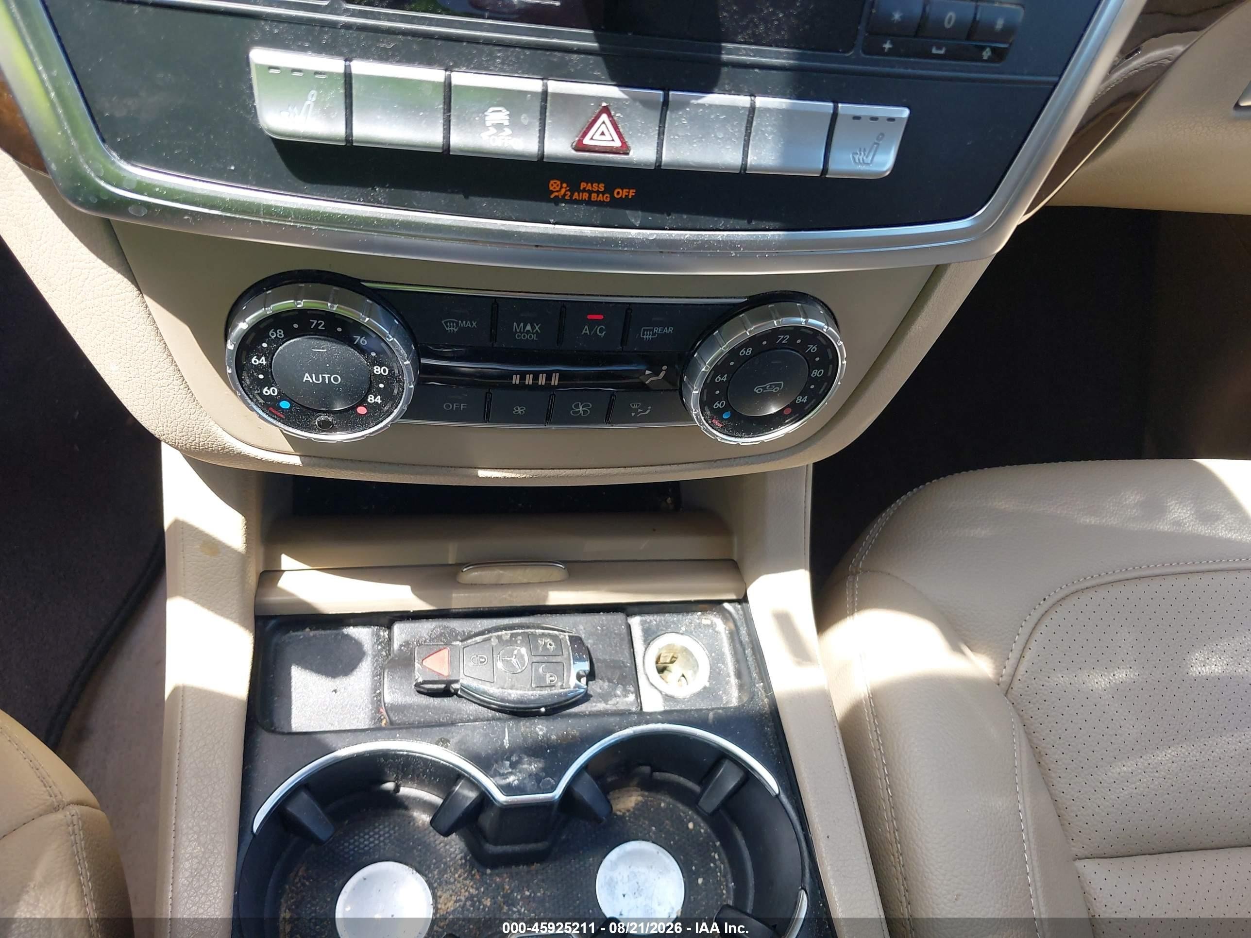 2015 Mercedes-benz Ml 350 Белый vin: 4JGDA5JB7FA544022