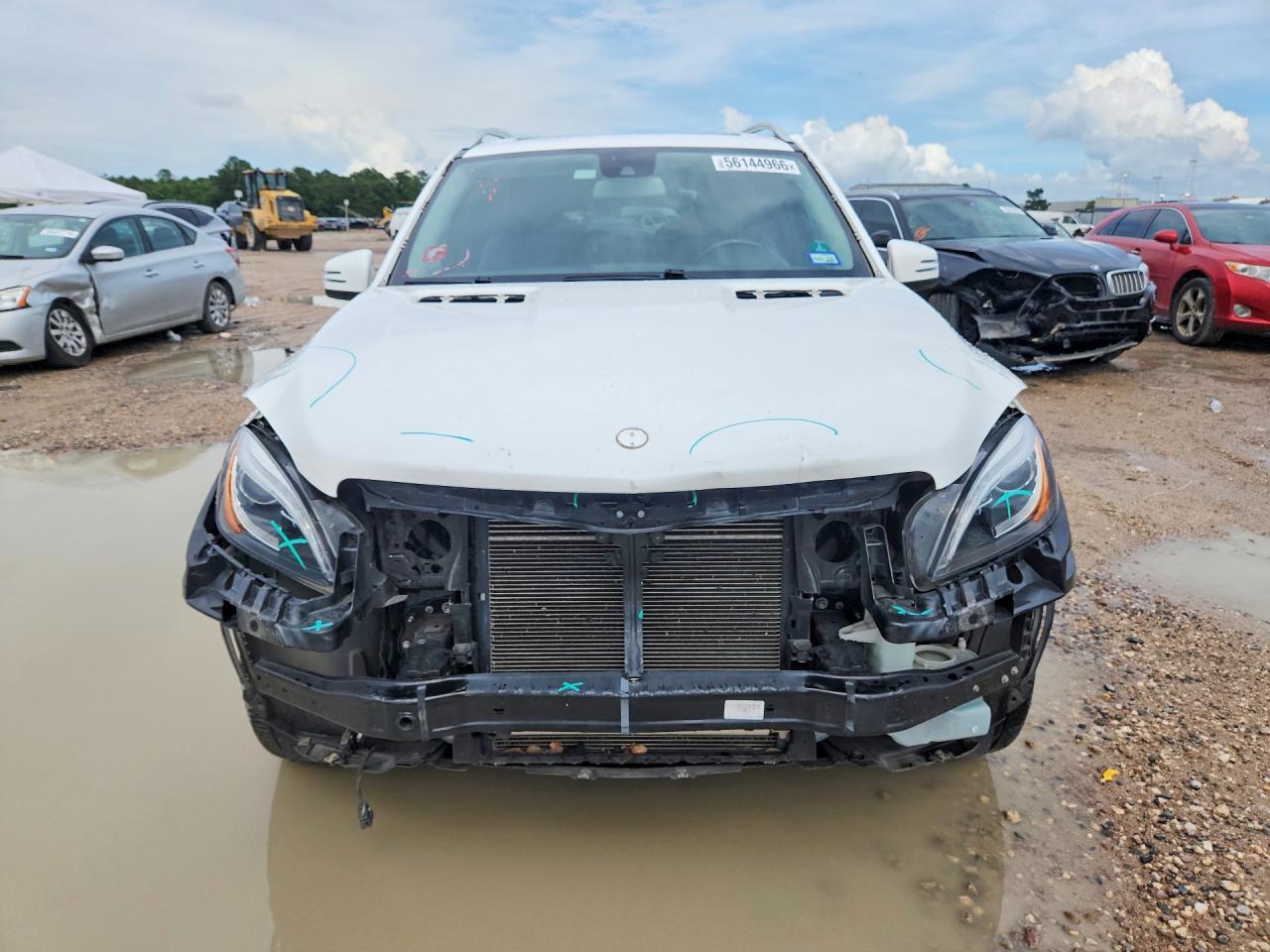 2015 Mercedes-benz Ml 350 White vin: 4JGDA5JB7FA552816