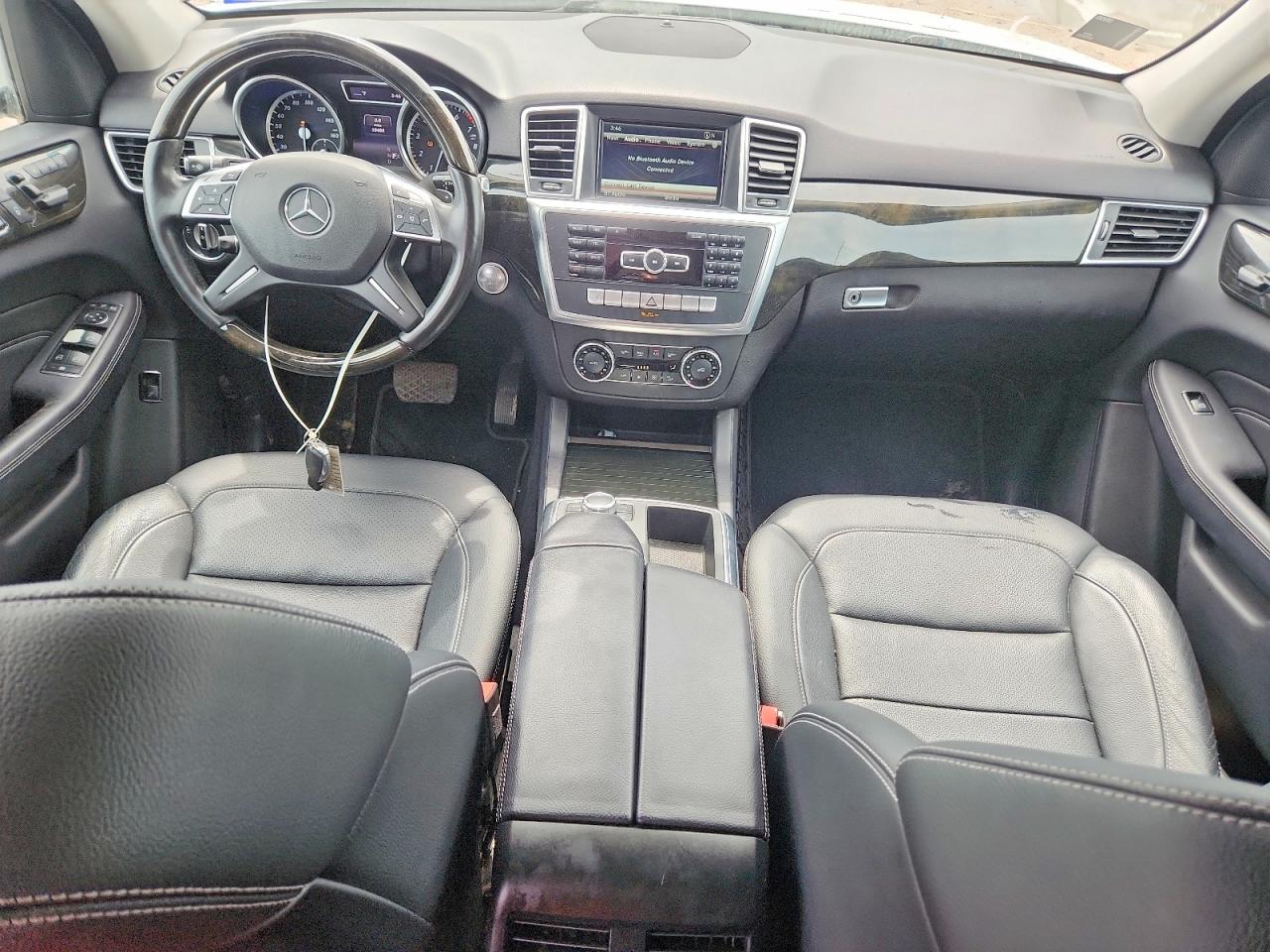 2015 Mercedes-benz Ml 350 White vin: 4JGDA5JB7FA552816