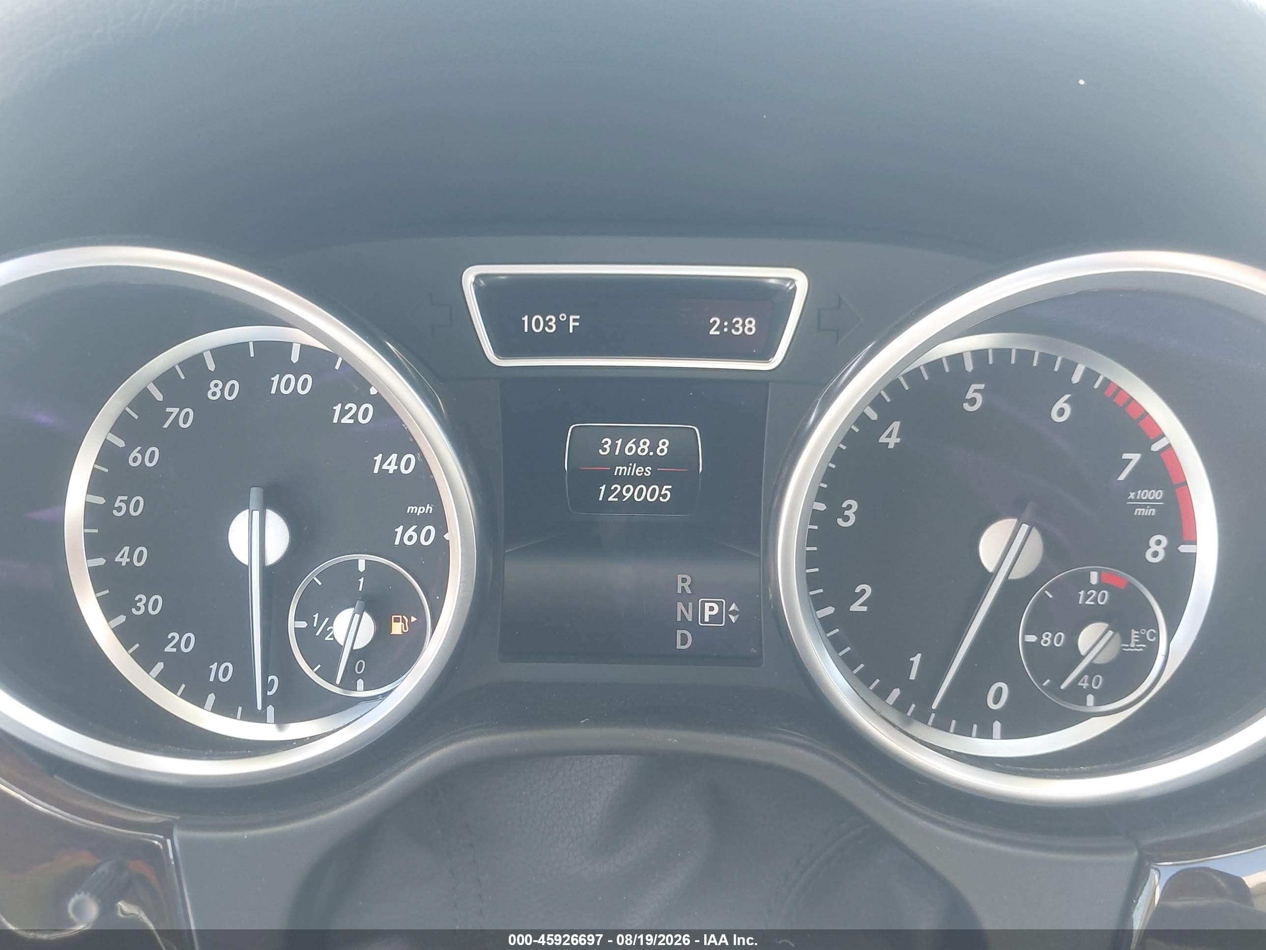 2015 Mercedes-benz Ml 350   Черный vin: 4JGDA5JB7FA556316