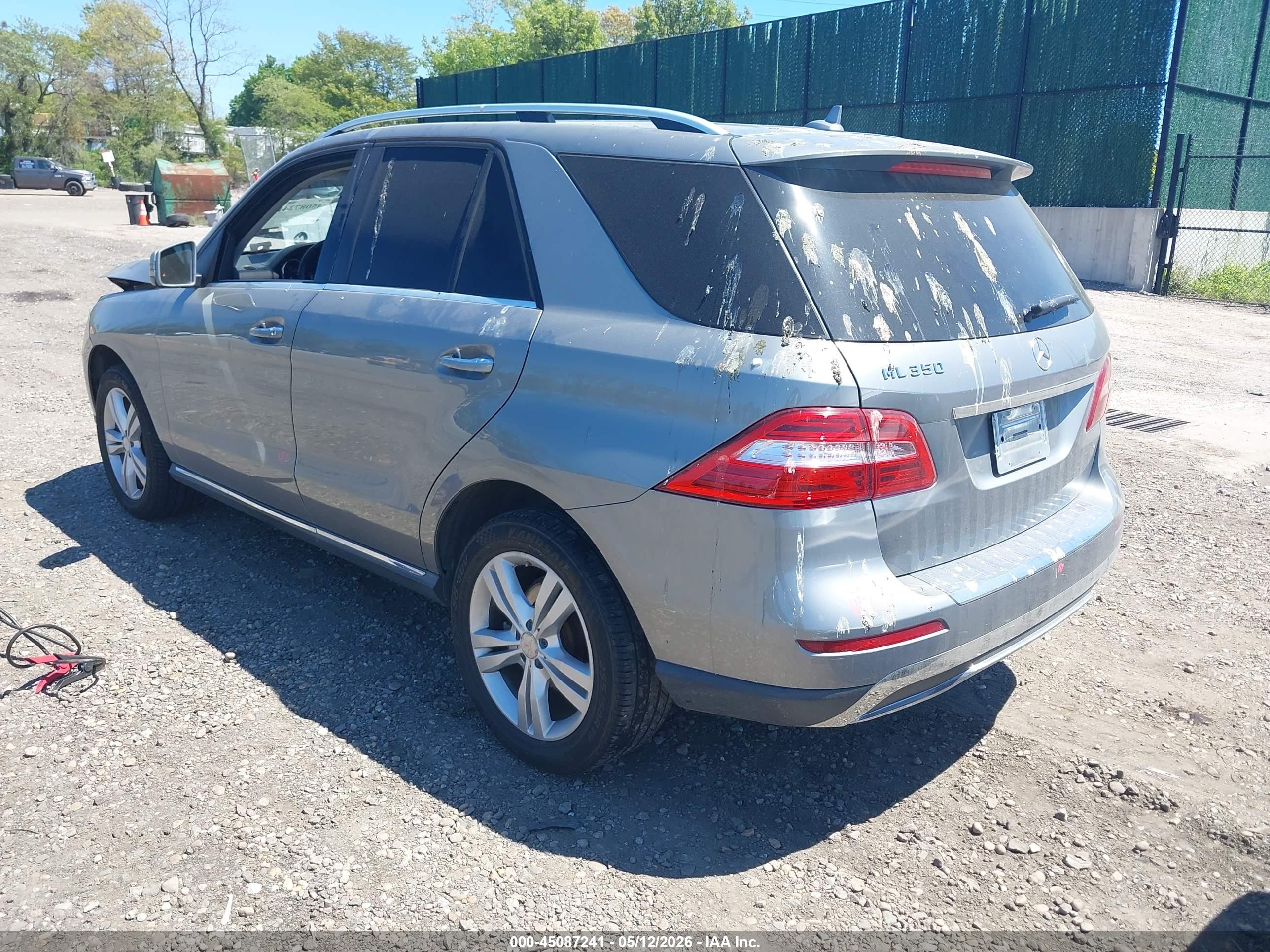 2015 Mercedes-benz Ml 350   Gray vin: 4JGDA5JB7FA584164