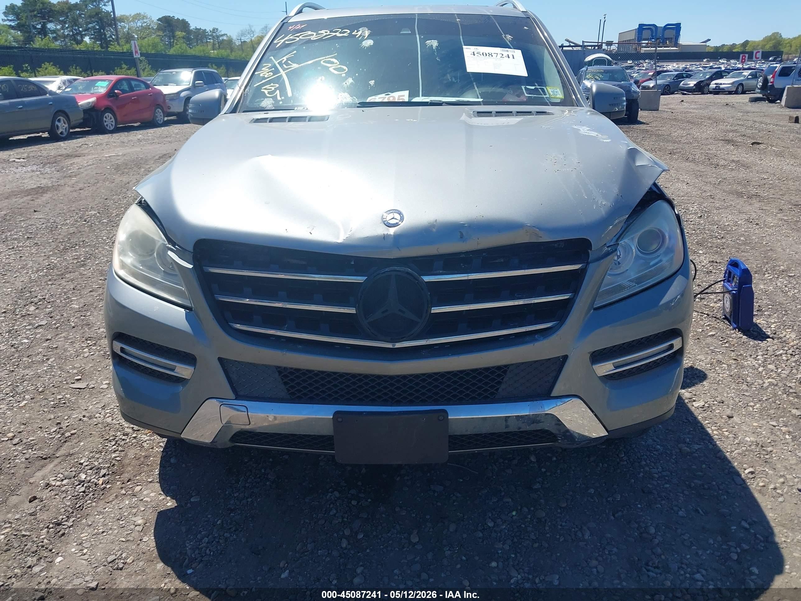 2015 Mercedes-benz Ml 350   Gray vin: 4JGDA5JB7FA584164