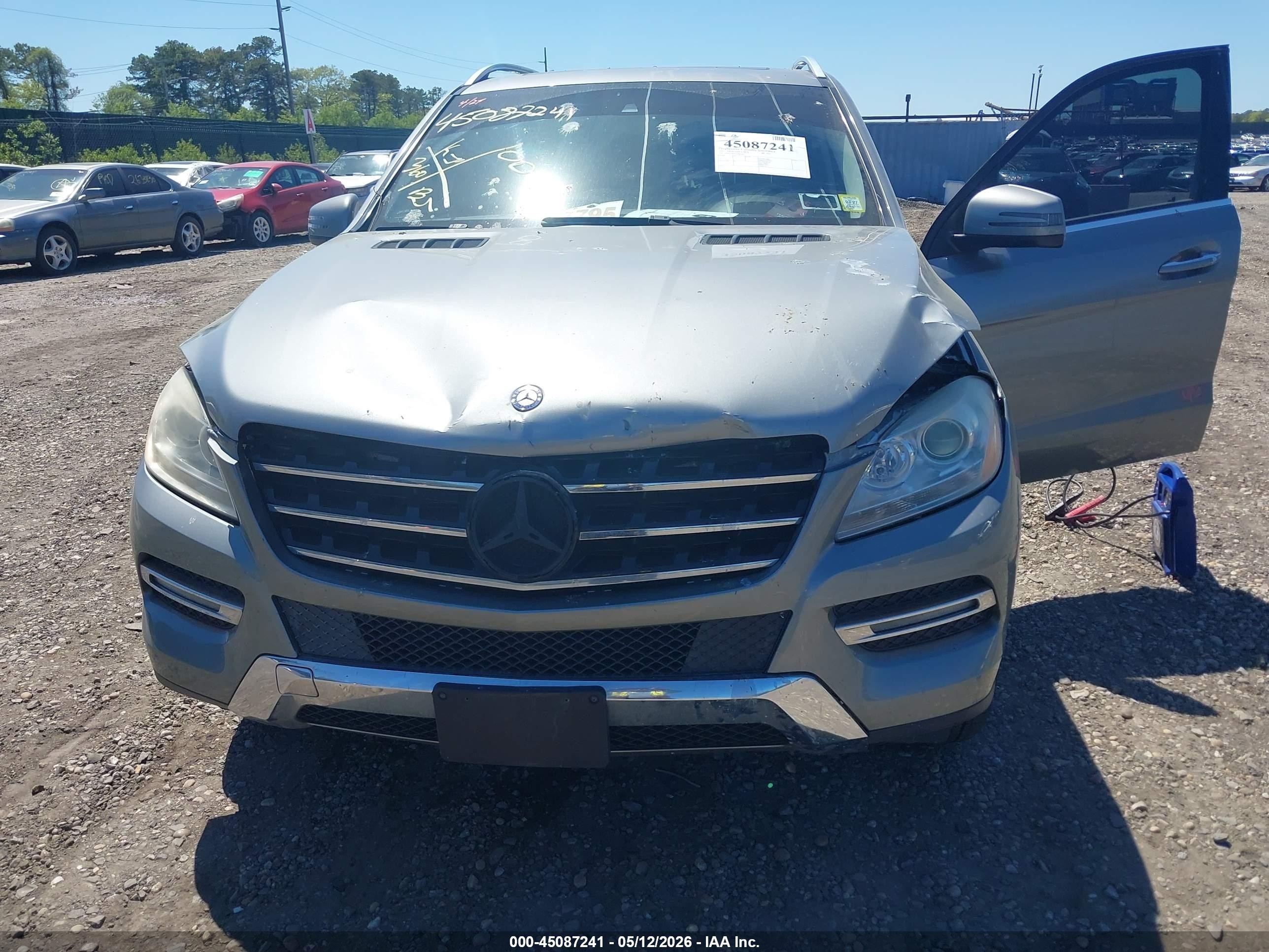 2015 Mercedes-benz Ml 350   Gray vin: 4JGDA5JB7FA584164