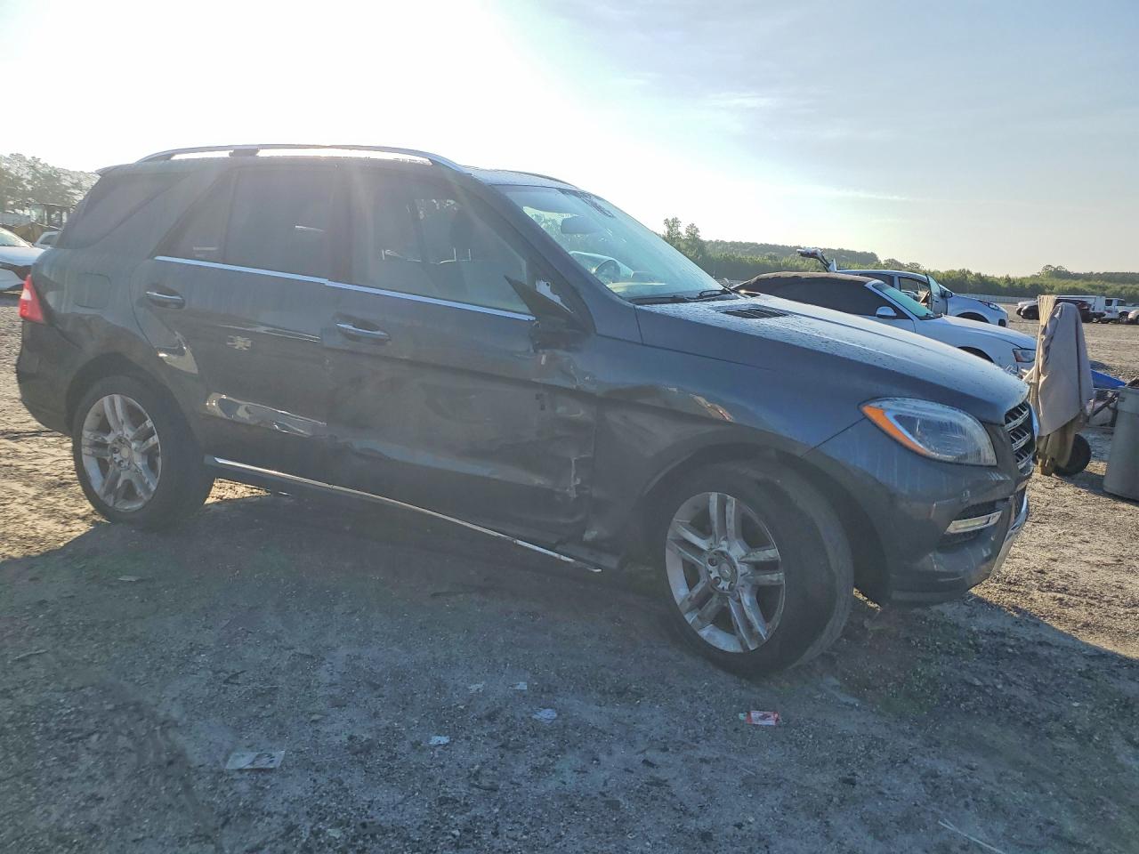 2015 Mercedes-benz Ml 350 Gray vin: 4JGDA5JB7FA592829