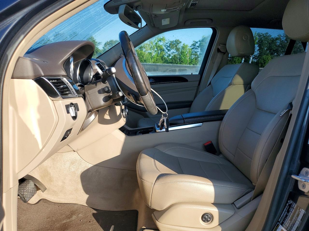 2015 Mercedes-benz Ml 350 Gray vin: 4JGDA5JB7FA592829