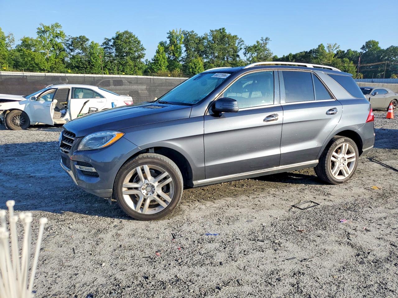 2015 Mercedes-benz Ml 350 Gray vin: 4JGDA5JB7FA592829