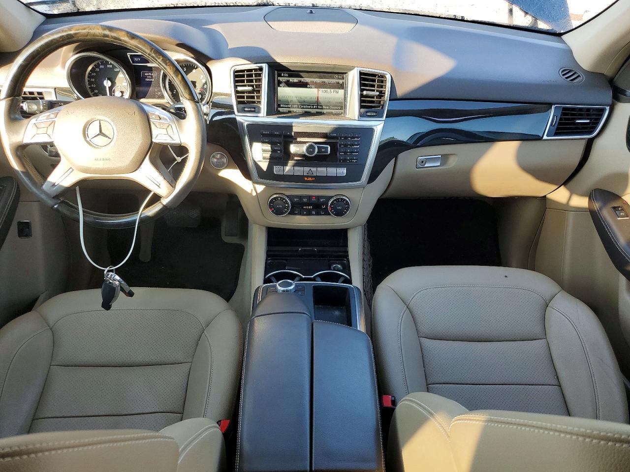 2015 Mercedes-benz Ml 350 Gray vin: 4JGDA5JB7FA592829