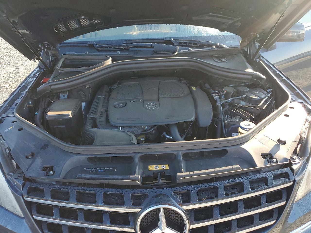 2015 Mercedes-benz Ml 350 Gray vin: 4JGDA5JB7FA592829