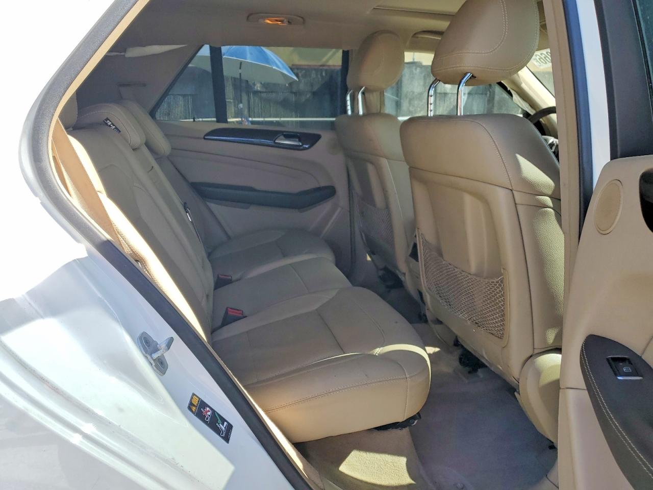 2015 Mercedes-benz Ml 350 White vin: 4JGDA5JB7FA602338