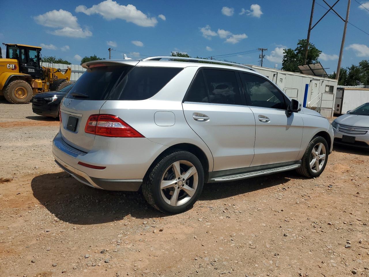 2015 Mercedes-benz Ml 350 Silver vin: 4JGDA5JB7FA613999