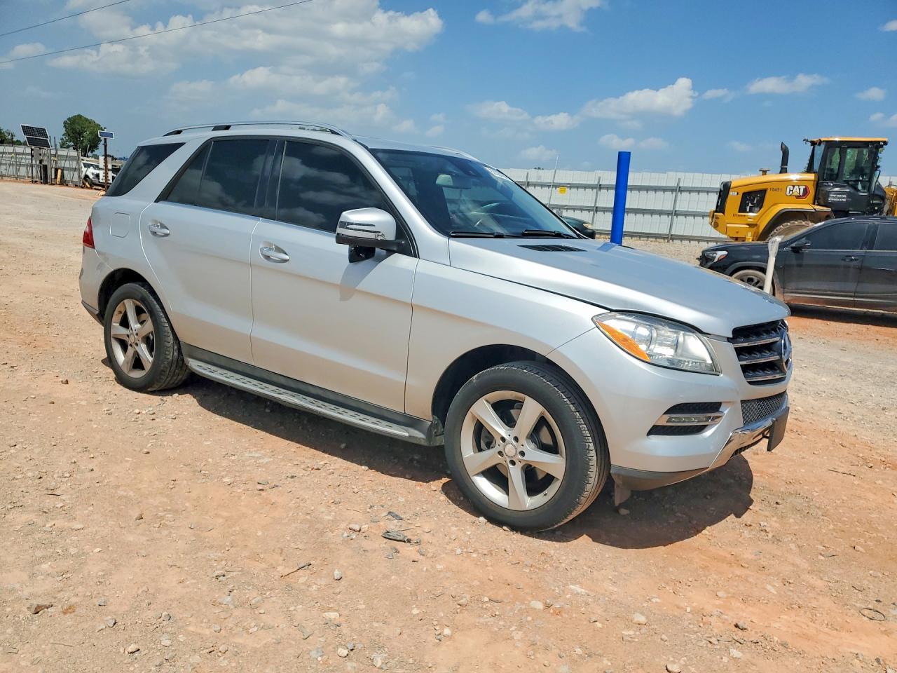 2015 Mercedes-benz Ml 350 Silver vin: 4JGDA5JB7FA613999