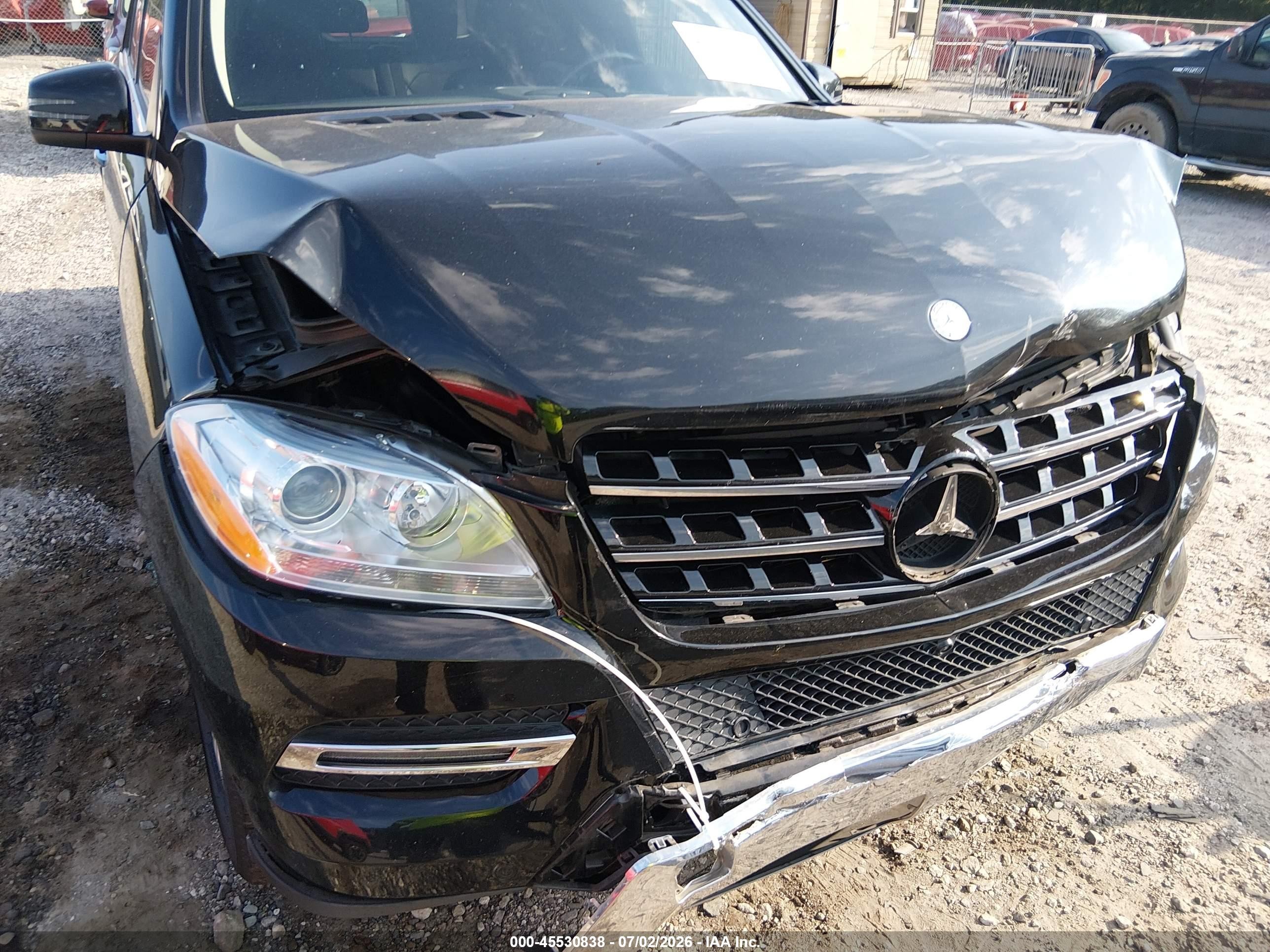 2015 Mercedes-benz Ml 350   Black vin: 4JGDA5JB7FA616174
