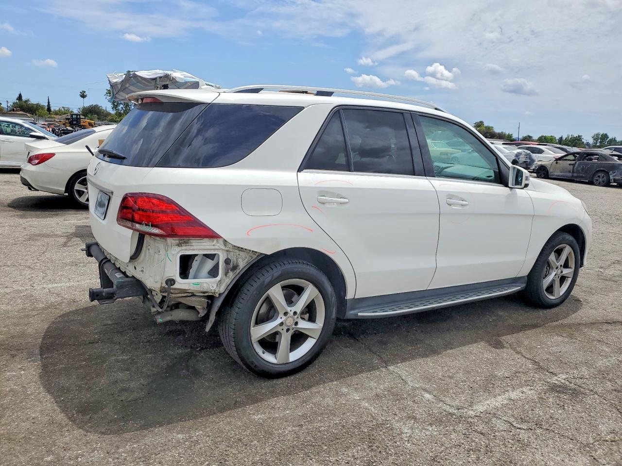 2016 Mercedes-benz Gle 350 White vin: 4JGDA5JB7GA694553