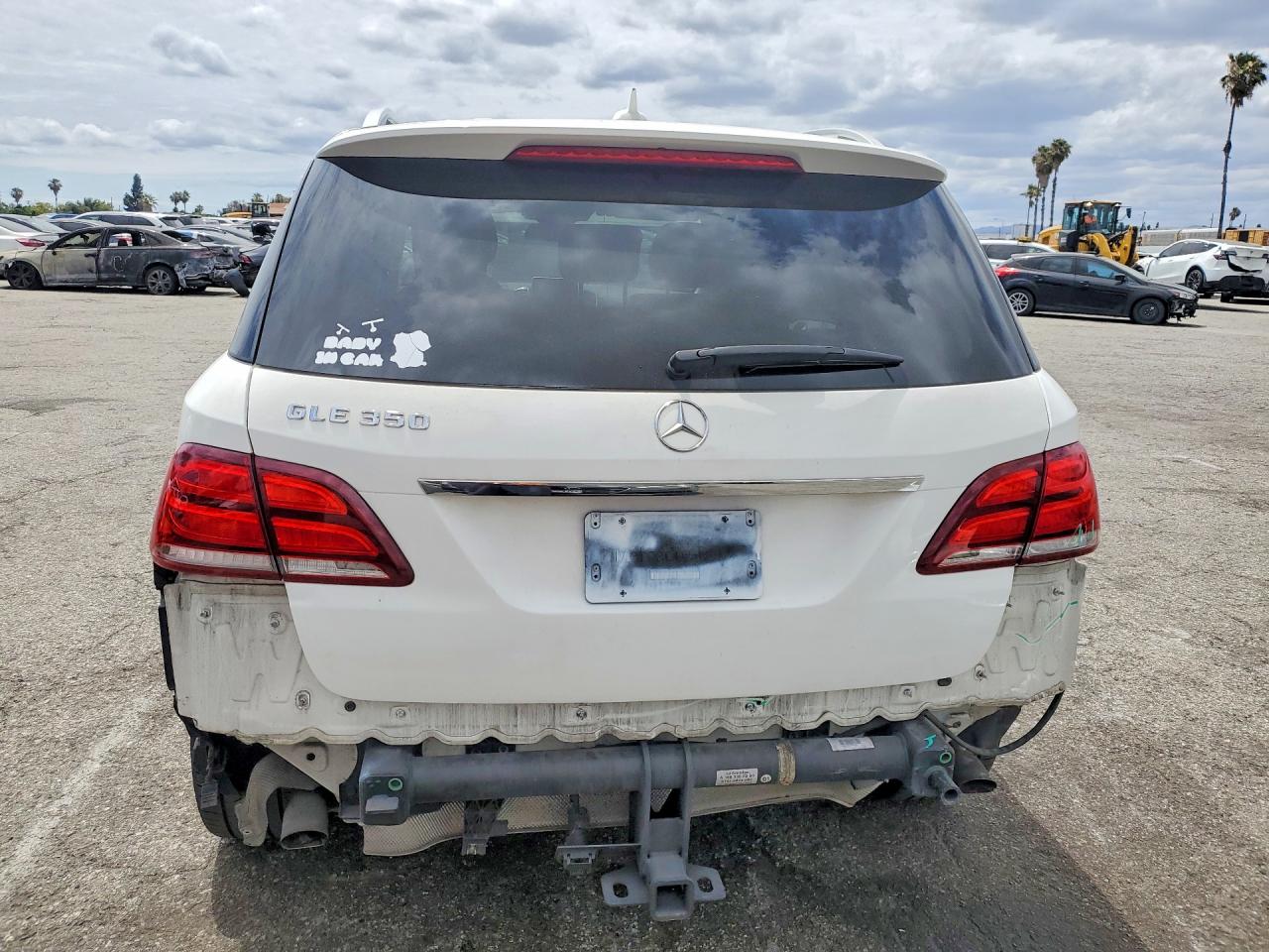 2016 Mercedes-benz Gle 350 White vin: 4JGDA5JB7GA694553