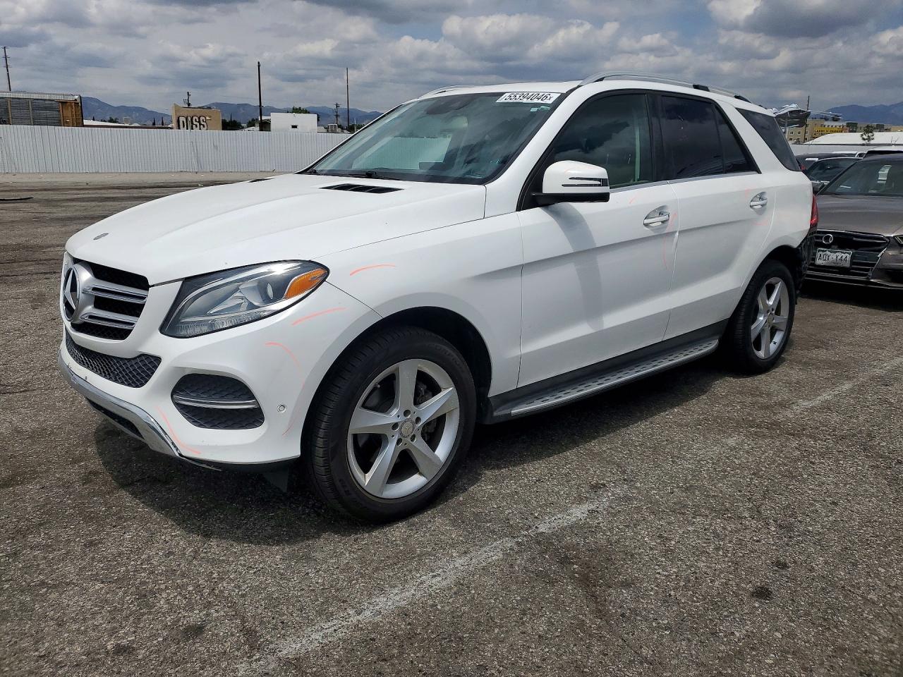 2016 Mercedes-benz Gle 350 White vin: 4JGDA5JB7GA694553