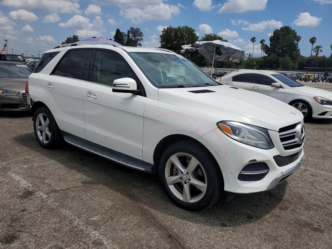 2016 Mercedes-benz Gle 350 White vin: 4JGDA5JB7GA694553