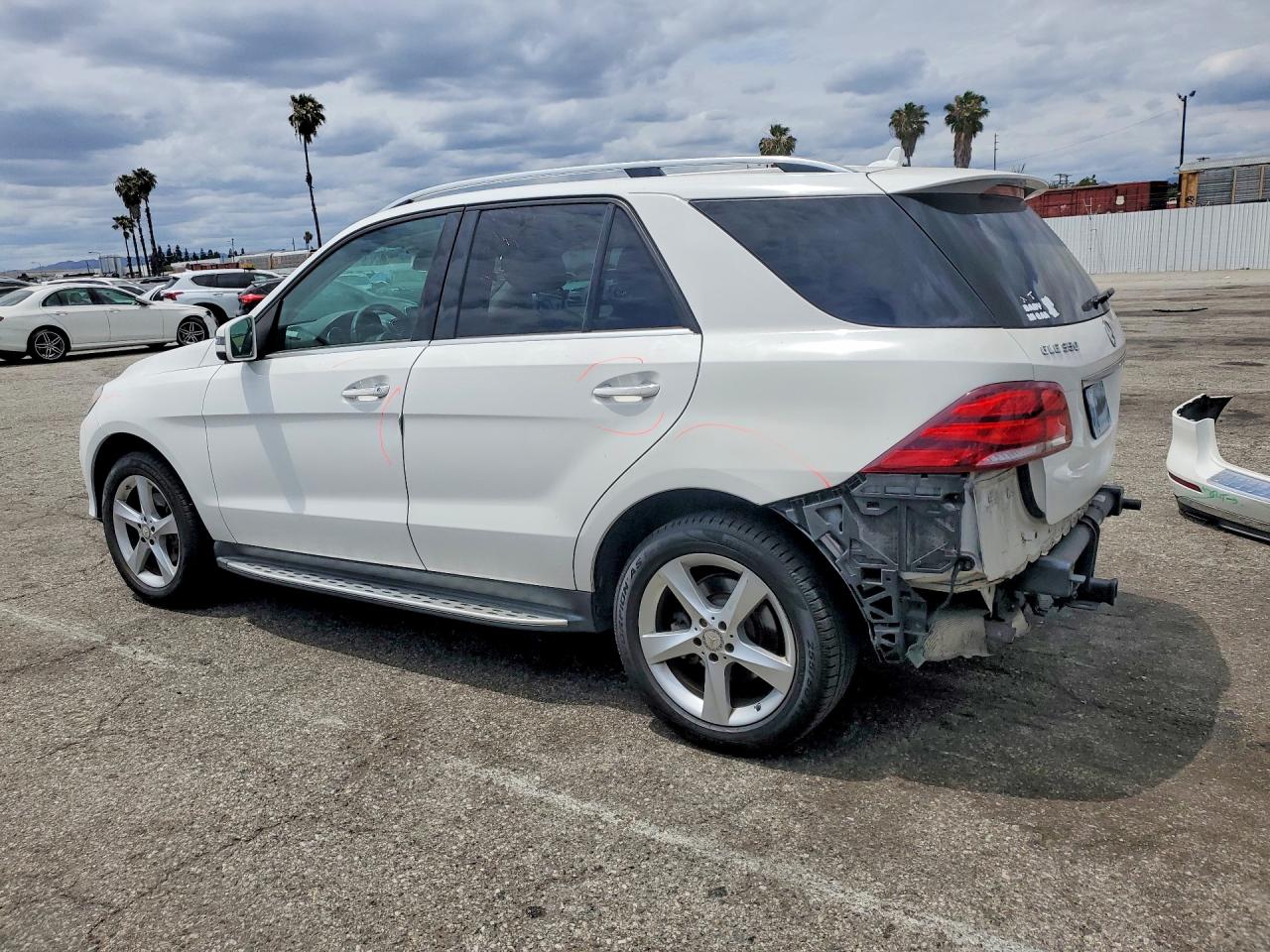 2016 Mercedes-benz Gle 350 White vin: 4JGDA5JB7GA694553