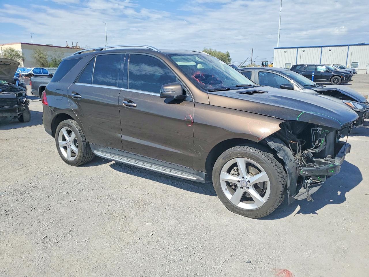2017 Mercedes-benz Gle 350 Коричневый vin: 4JGDA5JB7HA816667