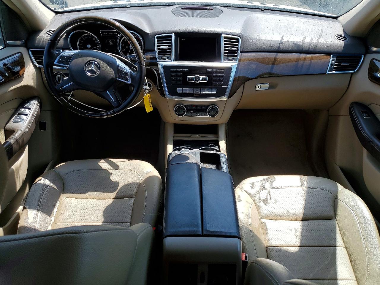 2013 Mercedes-benz Ml 350 White vin: 4JGDA5JB8DA100774