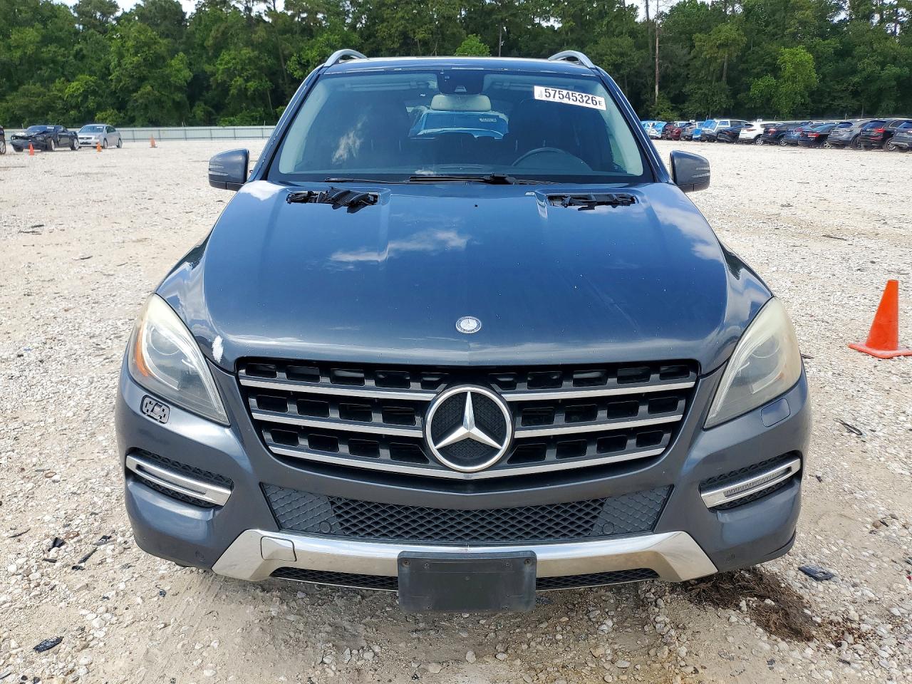 2013 Mercedes-benz Ml 350 Gray vin: 4JGDA5JB8DA163793