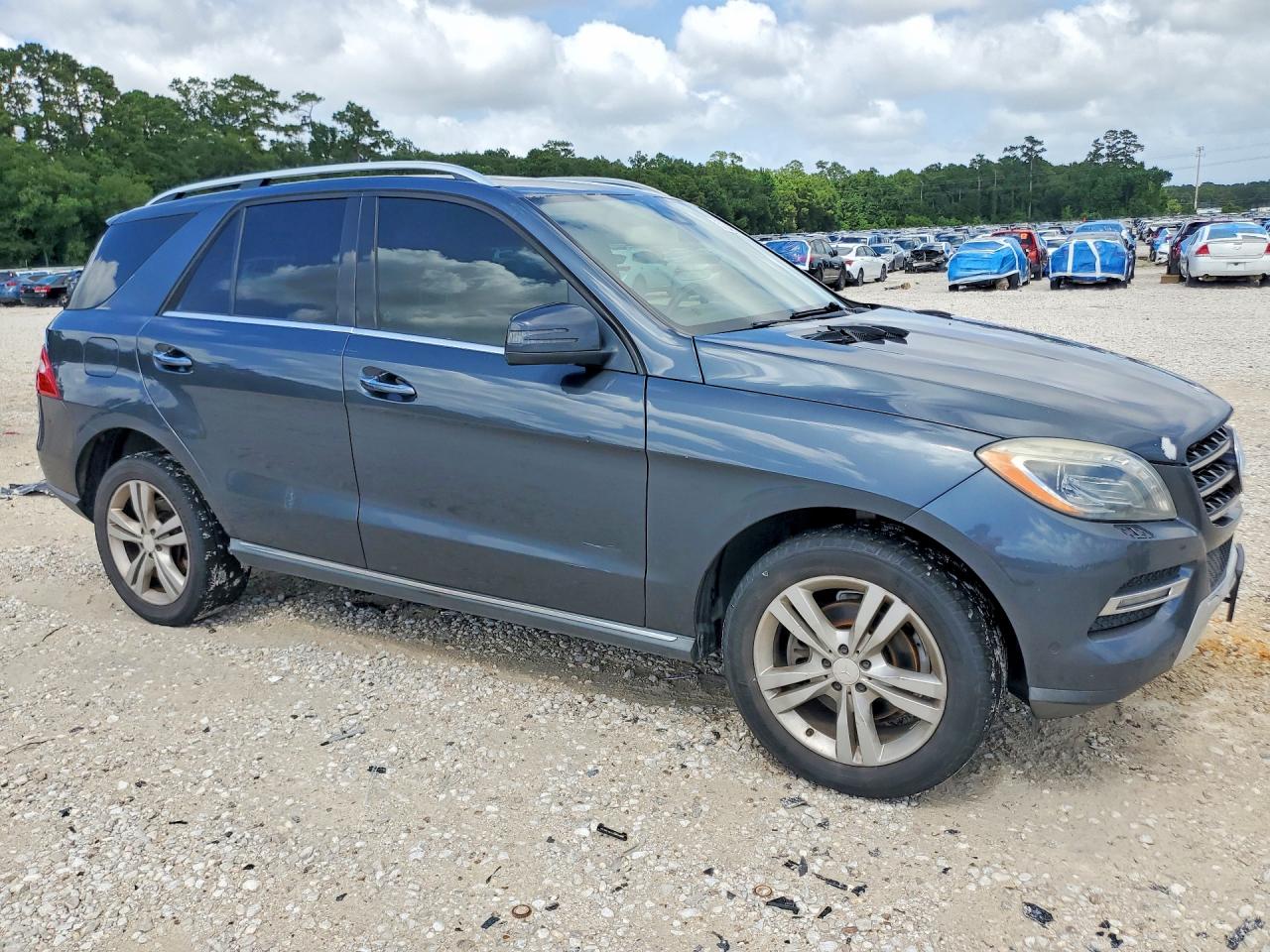 2013 Mercedes-benz Ml 350 Gray vin: 4JGDA5JB8DA163793