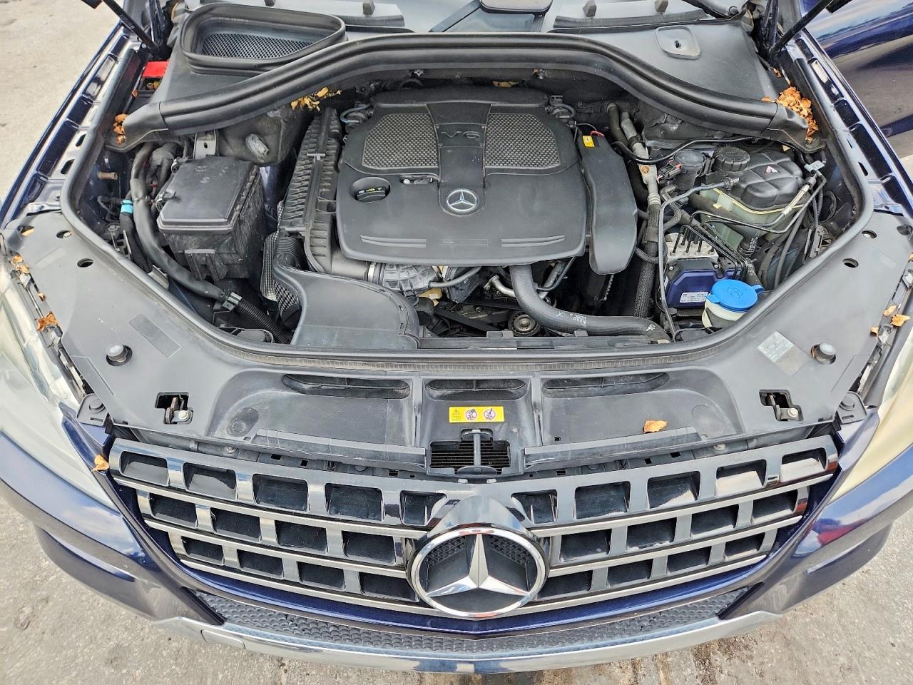 2013 Mercedes-benz Ml 350 Blue vin: 4JGDA5JB8DA166788