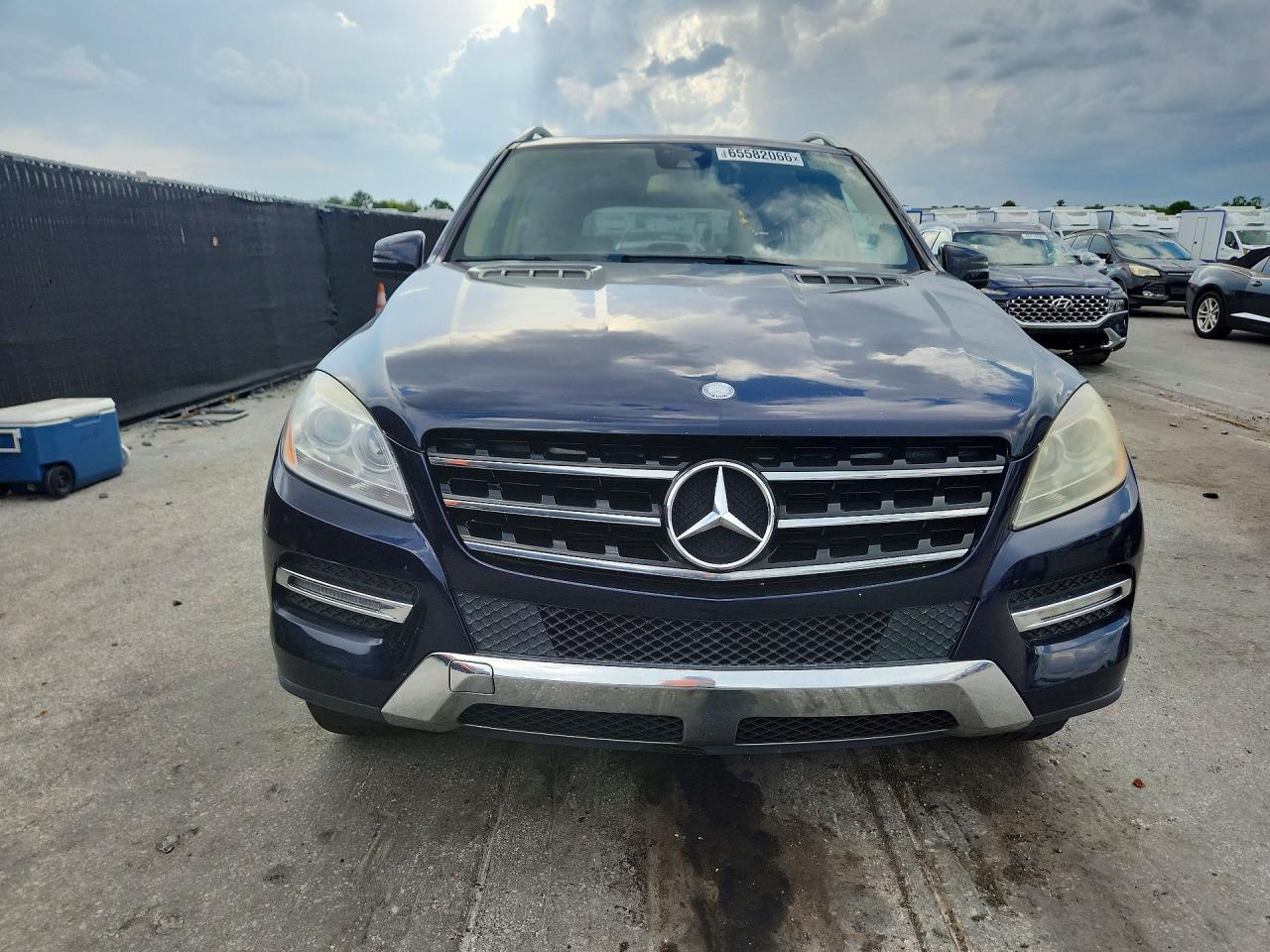 2013 Mercedes-benz Ml 350 Blue vin: 4JGDA5JB8DA166788