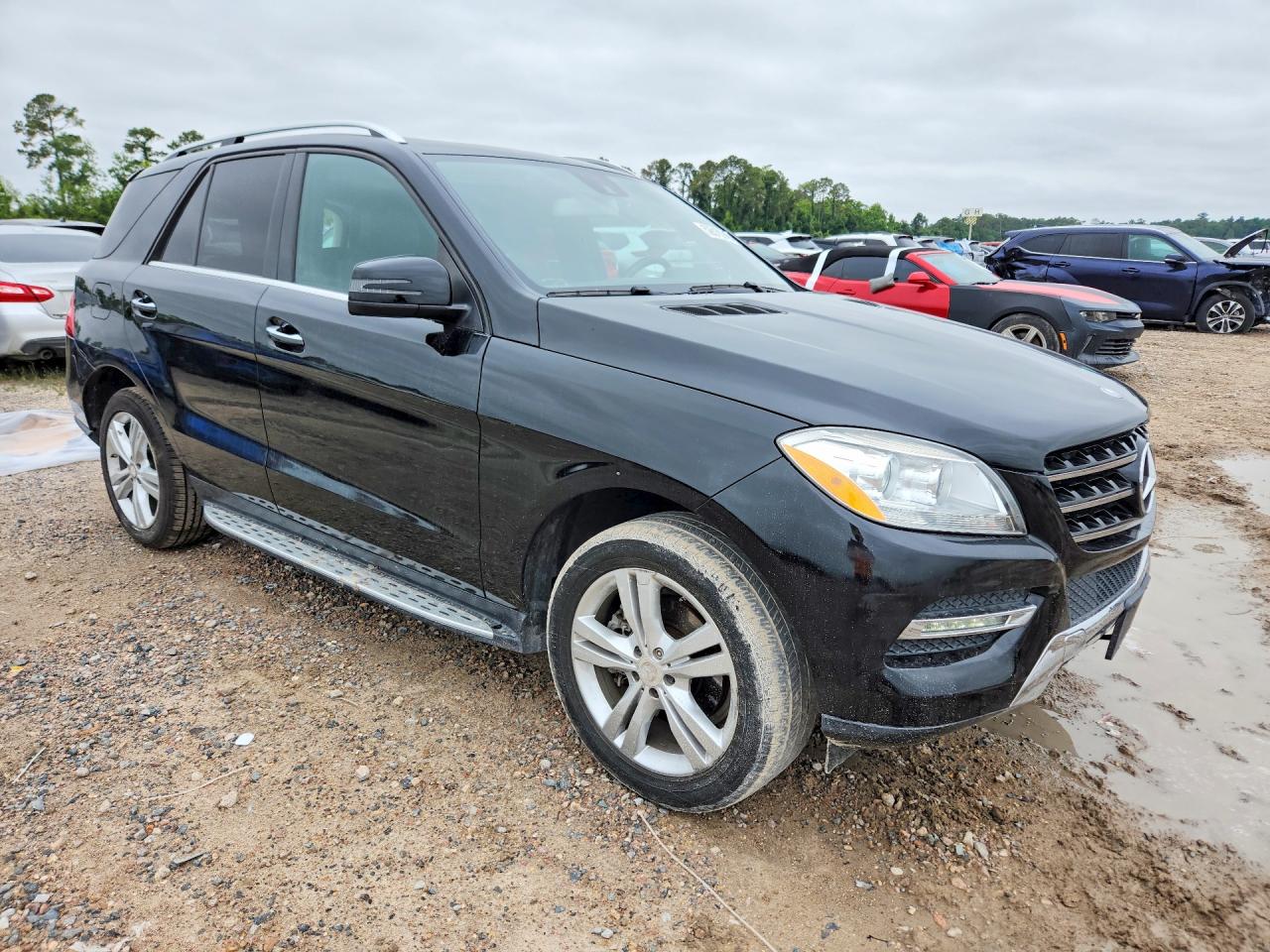 2013 Mercedes-benz Ml 350 Black vin: 4JGDA5JB8DA203760