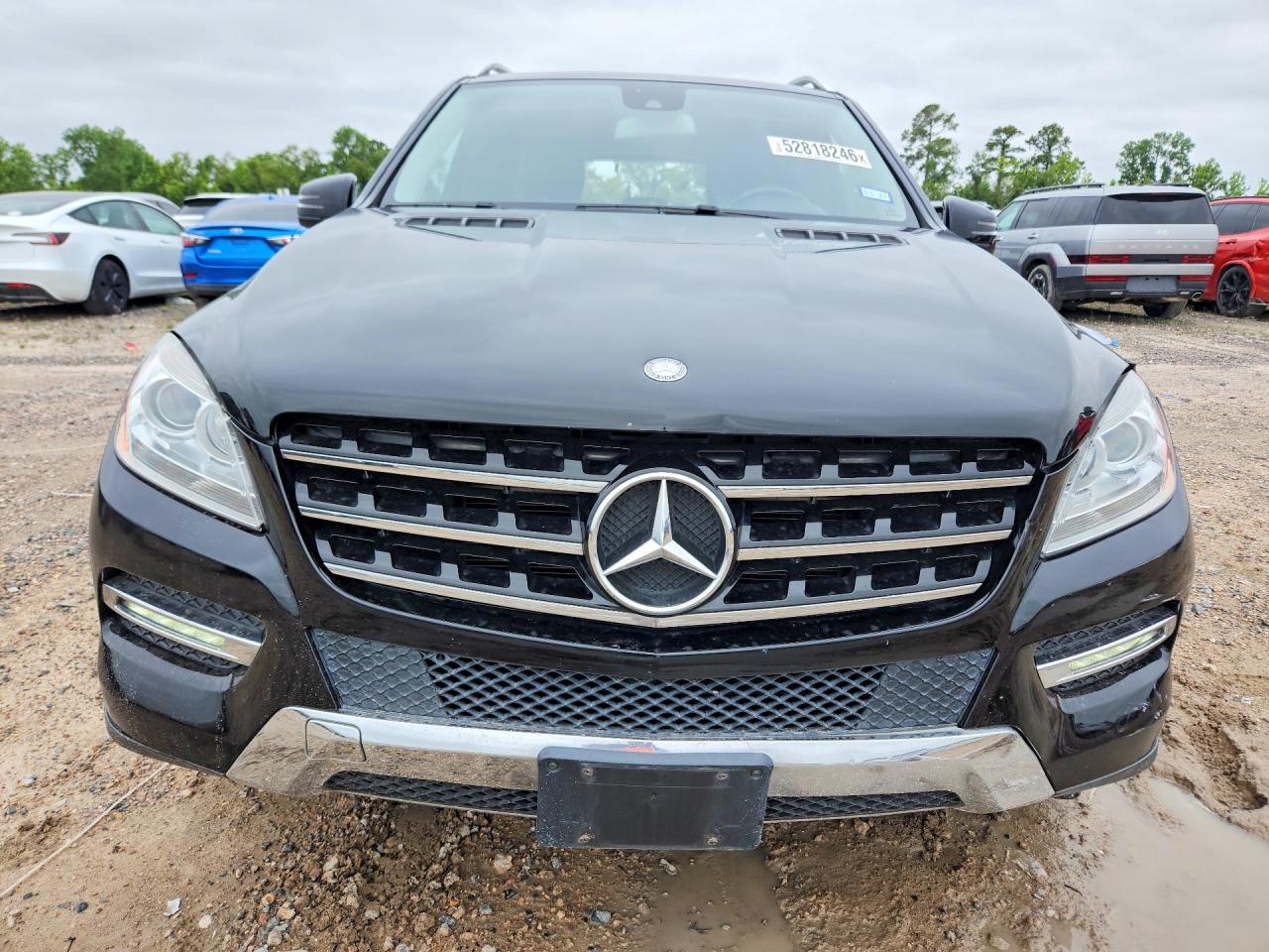 2013 Mercedes-benz Ml 350 Black vin: 4JGDA5JB8DA203760