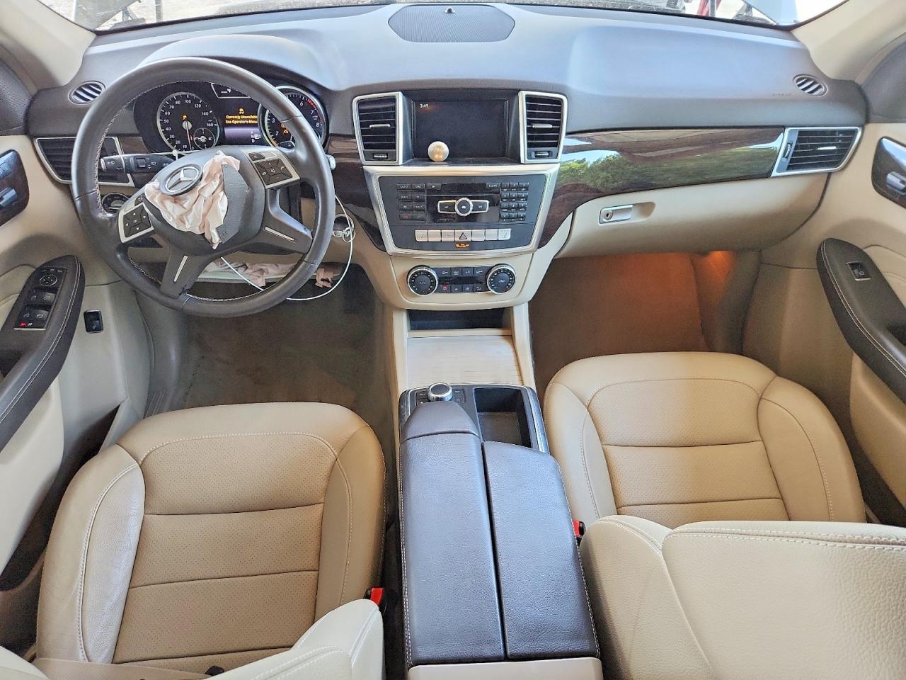 2014 Mercedes-benz Ml 350 Silver vin: 4JGDA5JB8EA436815