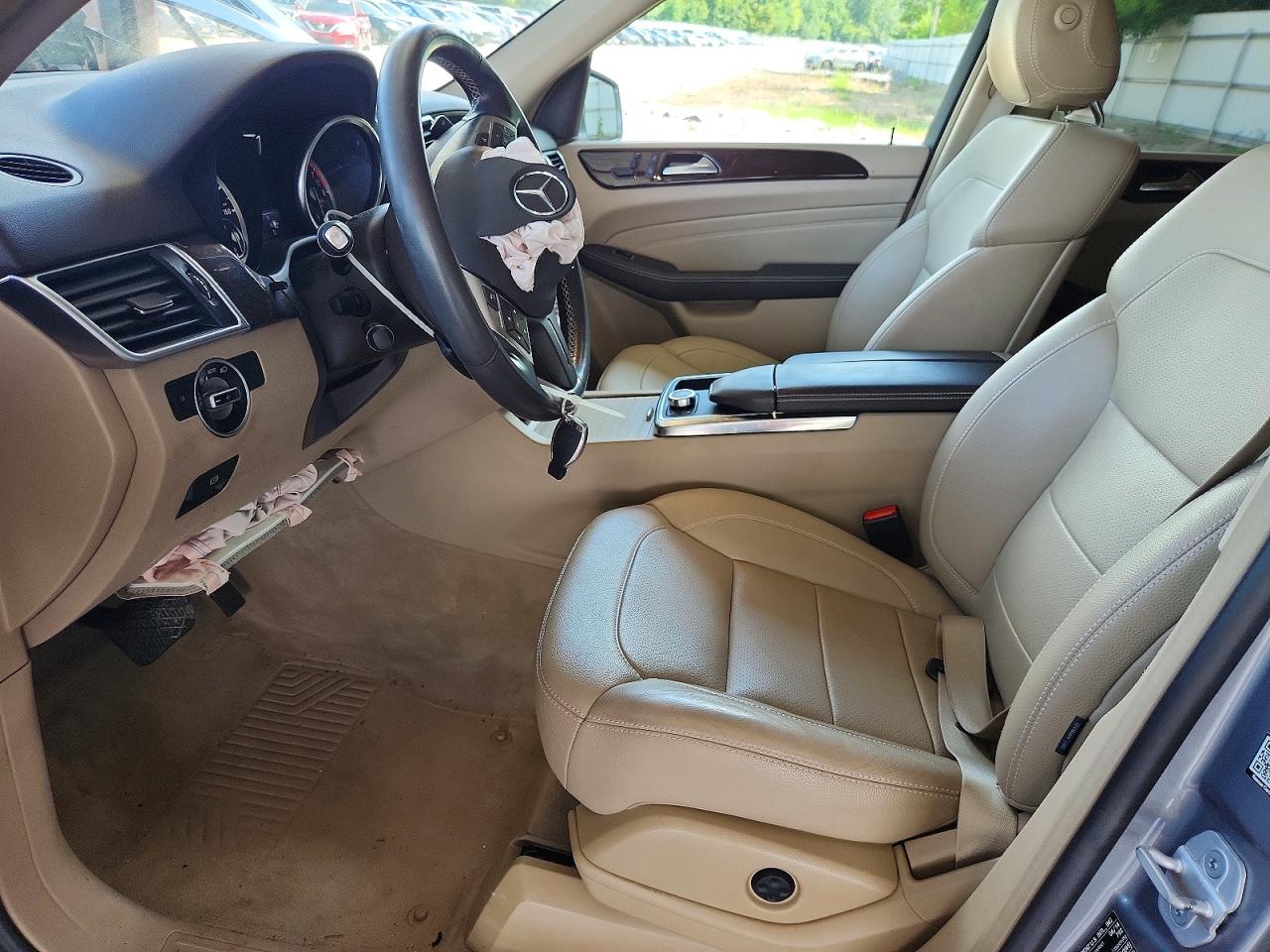 2014 Mercedes-benz Ml 350 Silver vin: 4JGDA5JB8EA436815