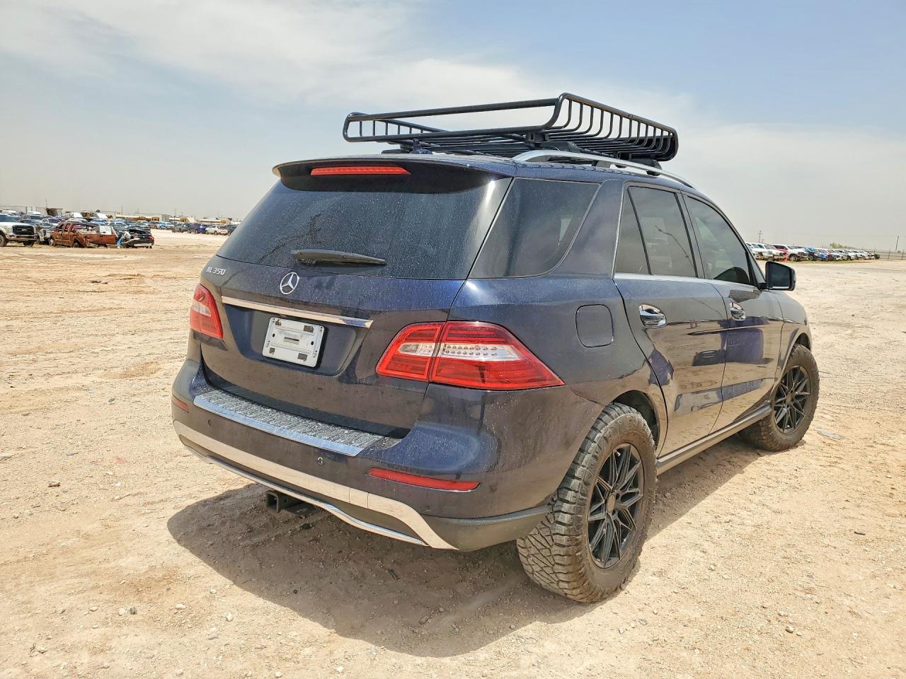 2015 Mercedes-benz Ml 350 Blue vin: 4JGDA5JB8FA455916