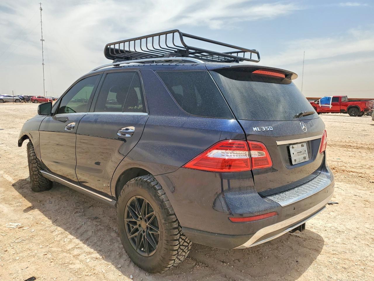 2015 Mercedes-benz Ml 350 Blue vin: 4JGDA5JB8FA455916