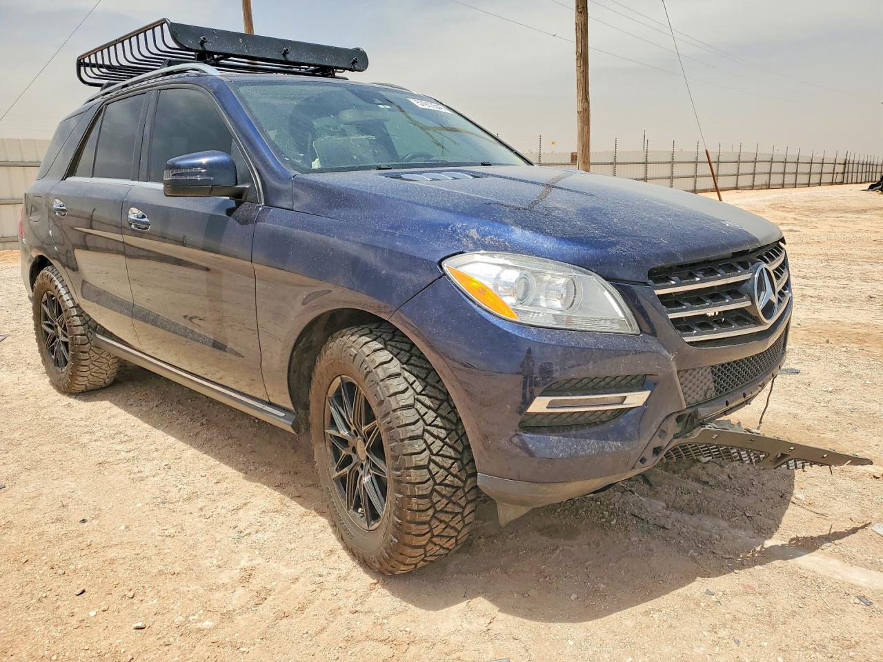 2015 Mercedes-benz Ml 350 Blue vin: 4JGDA5JB8FA455916