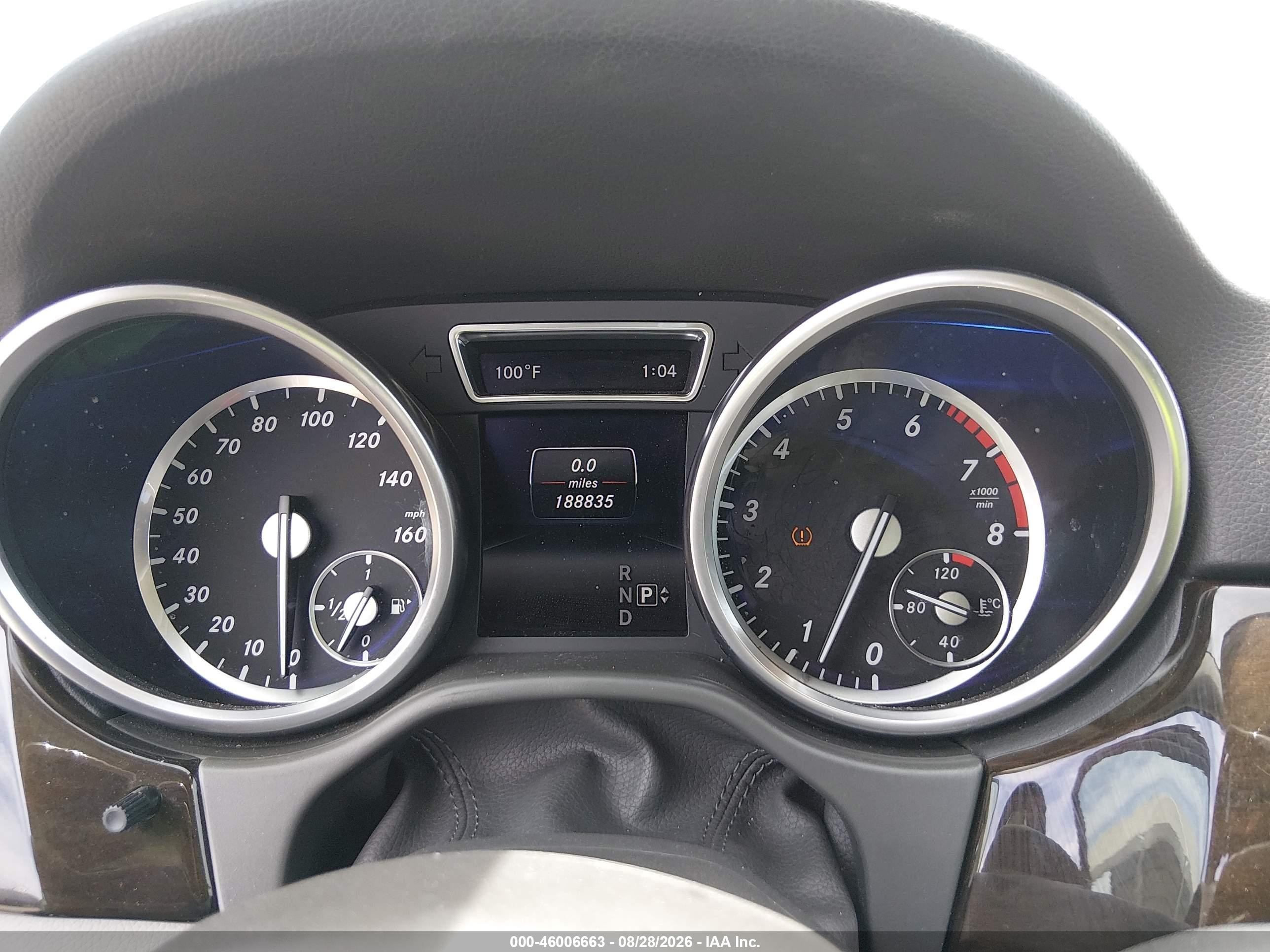 2015 Mercedes-benz Ml 350   Серый vin: 4JGDA5JB8FA460405