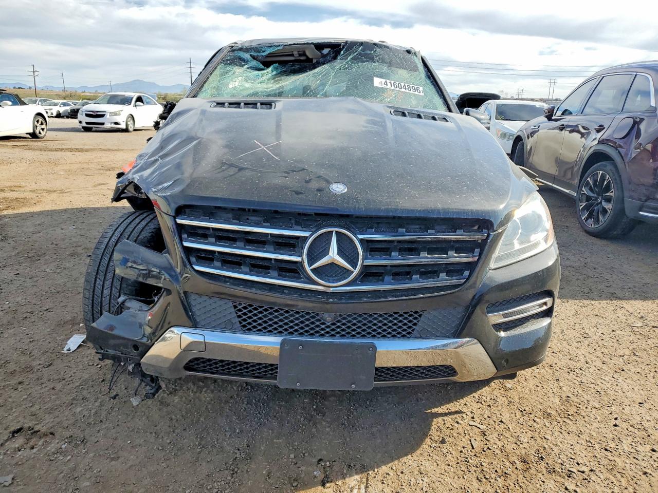 2015 Mercedes-benz Ml Black vin: 4JGDA5JB8FA496210