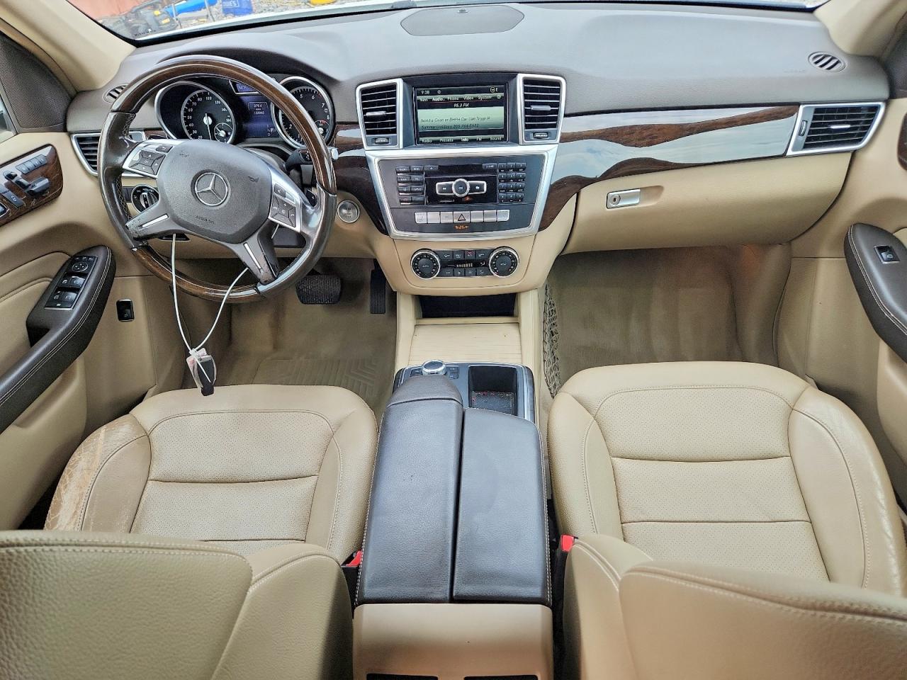 2015 Mercedes-benz Ml 350 White vin: 4JGDA5JB8FA521039
