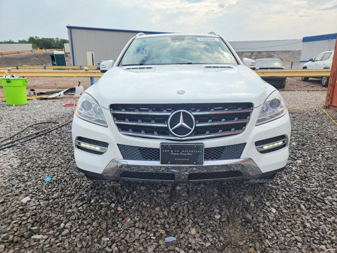 2015 Mercedes-benz Ml 350 White vin: 4JGDA5JB8FA521039