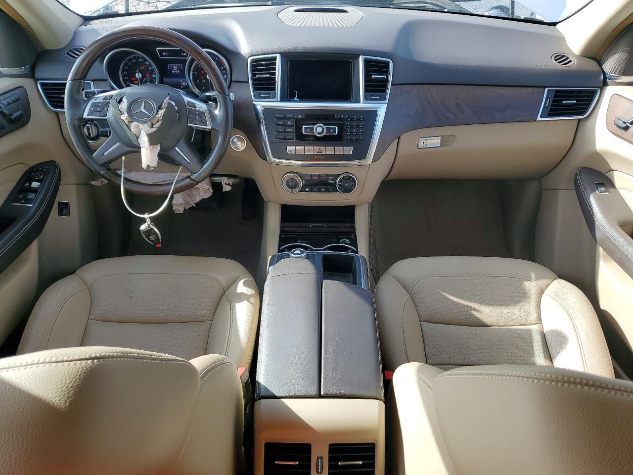 2015 Mercedes-benz Ml 350 White vin: 4JGDA5JB8FA580849