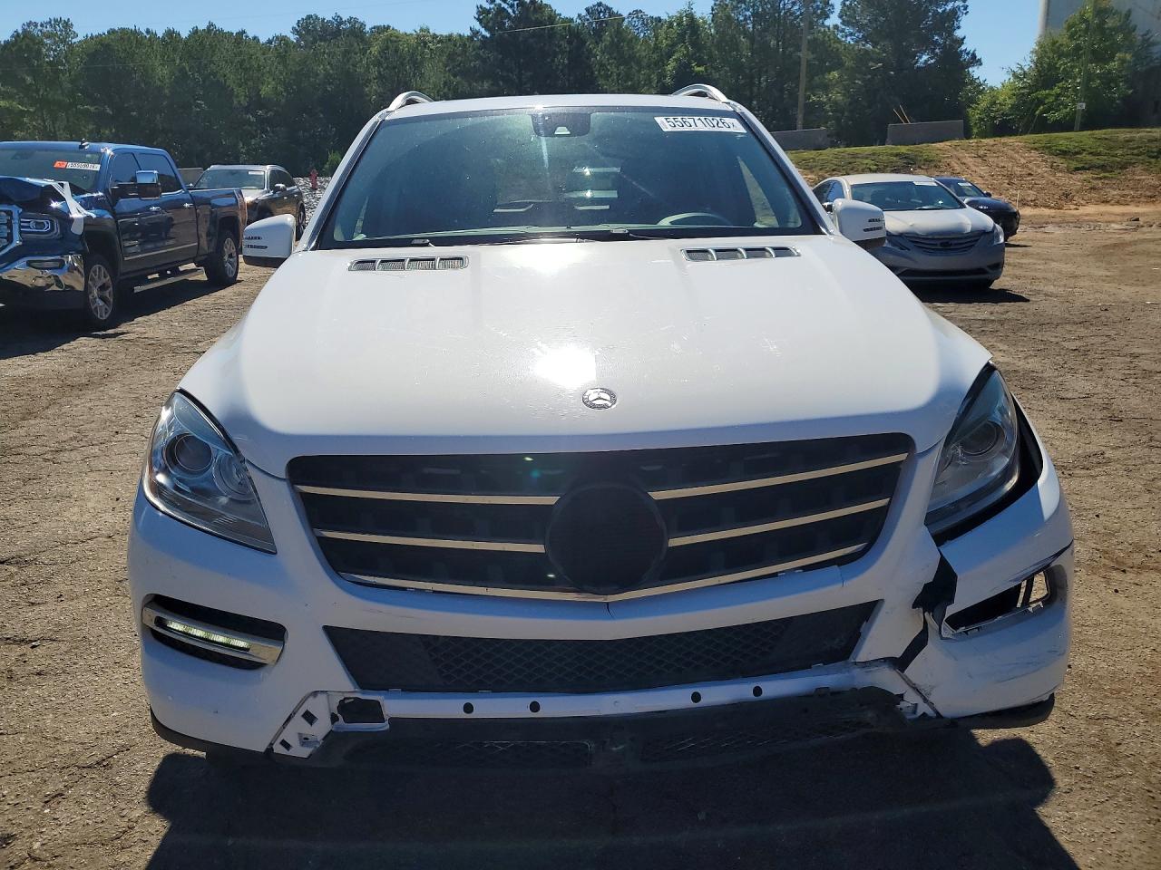2015 Mercedes-benz Ml 350 White vin: 4JGDA5JB8FA613834