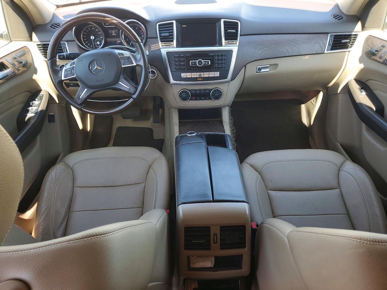 2015 Mercedes-benz Ml 350 White vin: 4JGDA5JB8FA613834