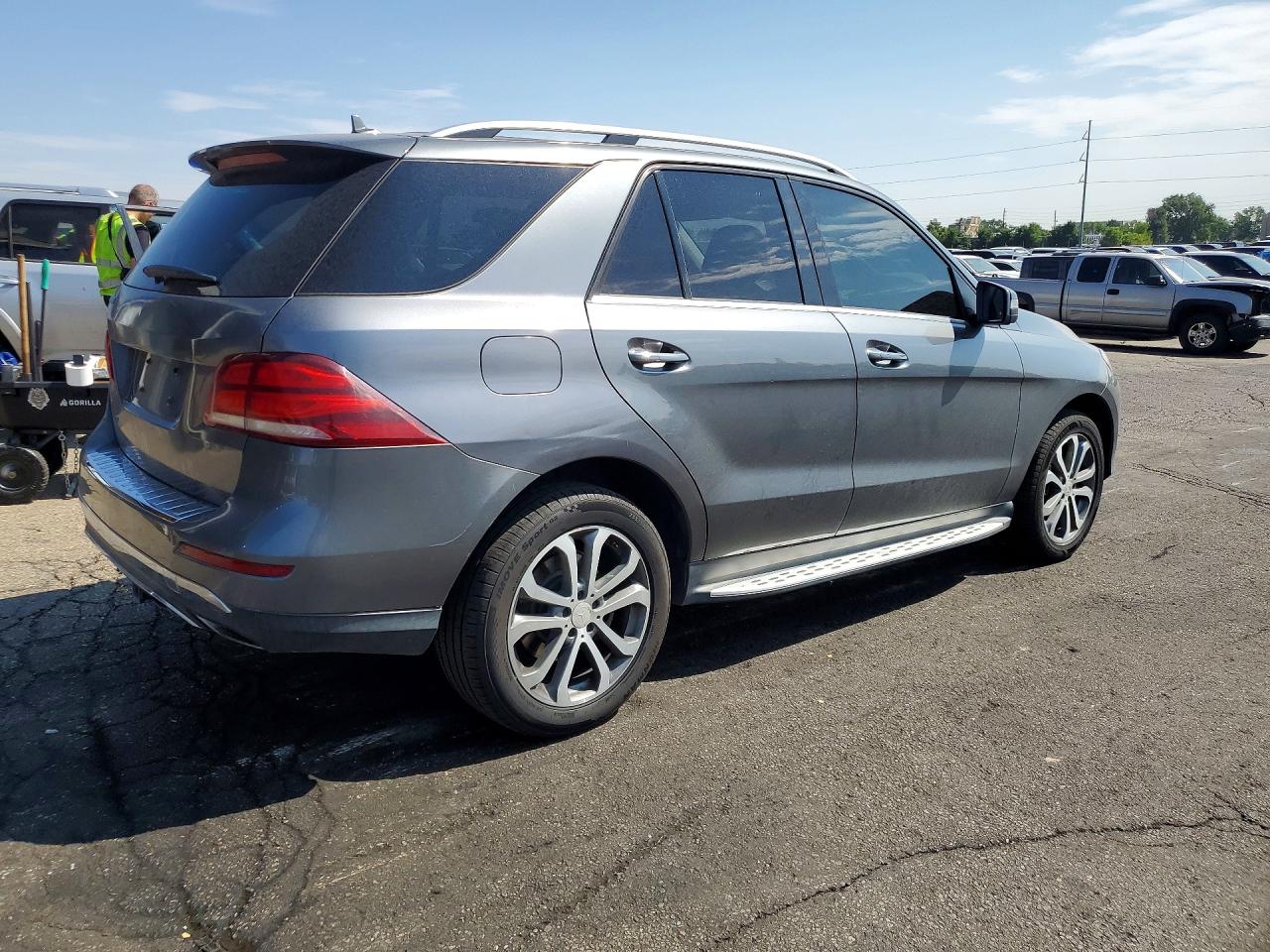 2017 Mercedes-benz Gle 350 Gray vin: 4JGDA5JB8HA827810