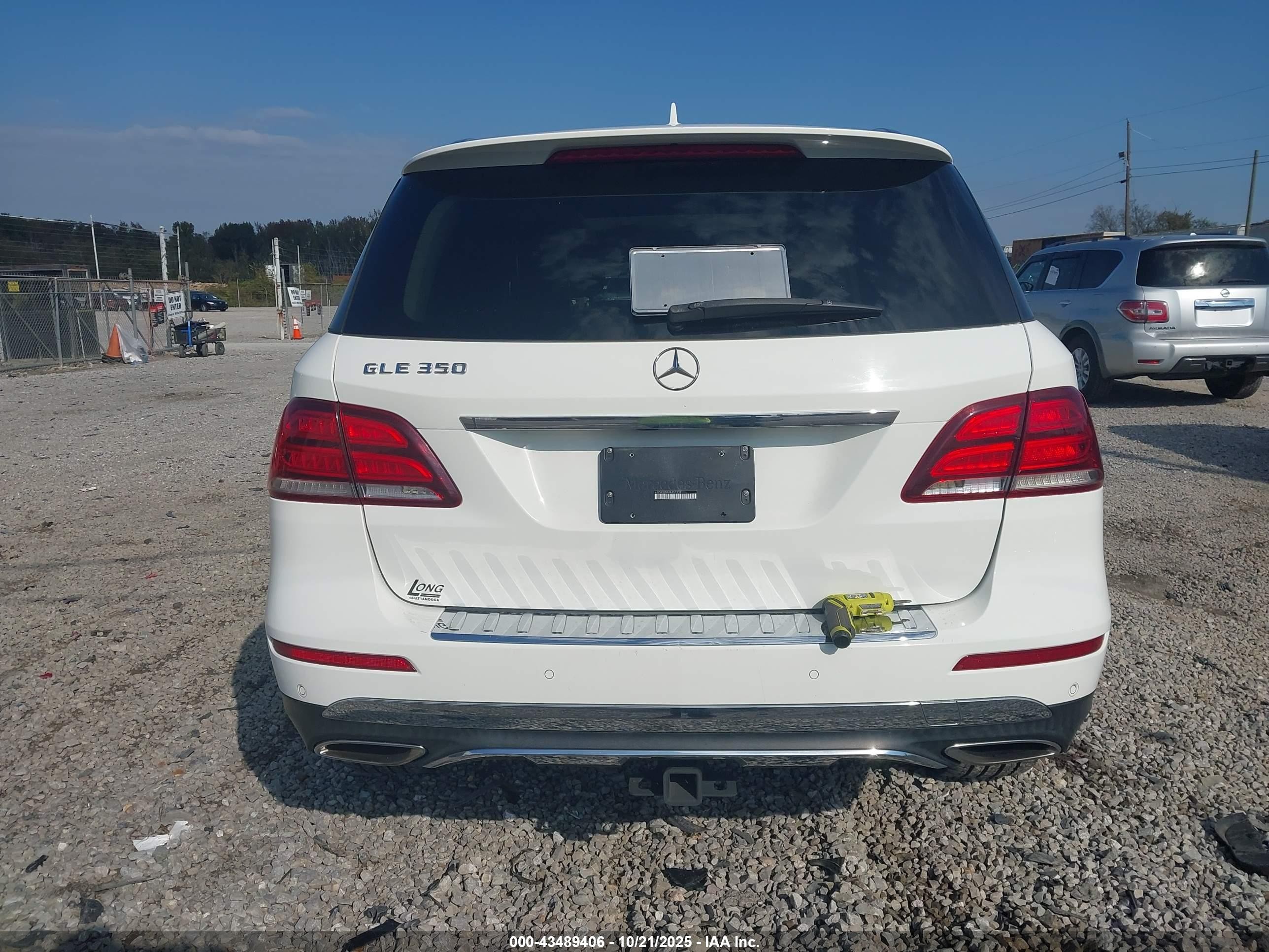 2017 Mercedes-benz Gle 350   White vin: 4JGDA5JB8HA858331