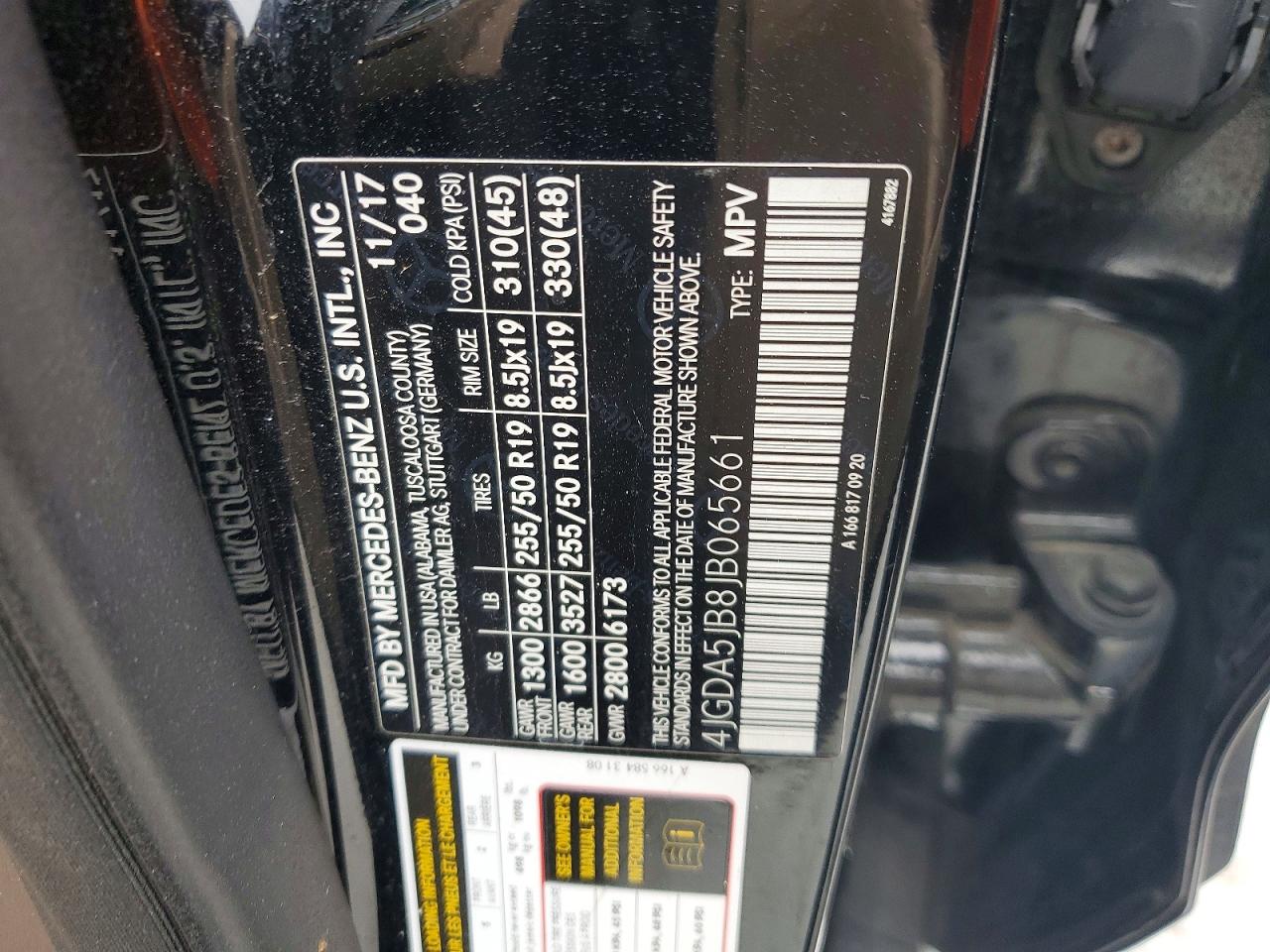 2018 Mercedes-benz Gle 350 Black vin: 4JGDA5JB8JB065661
