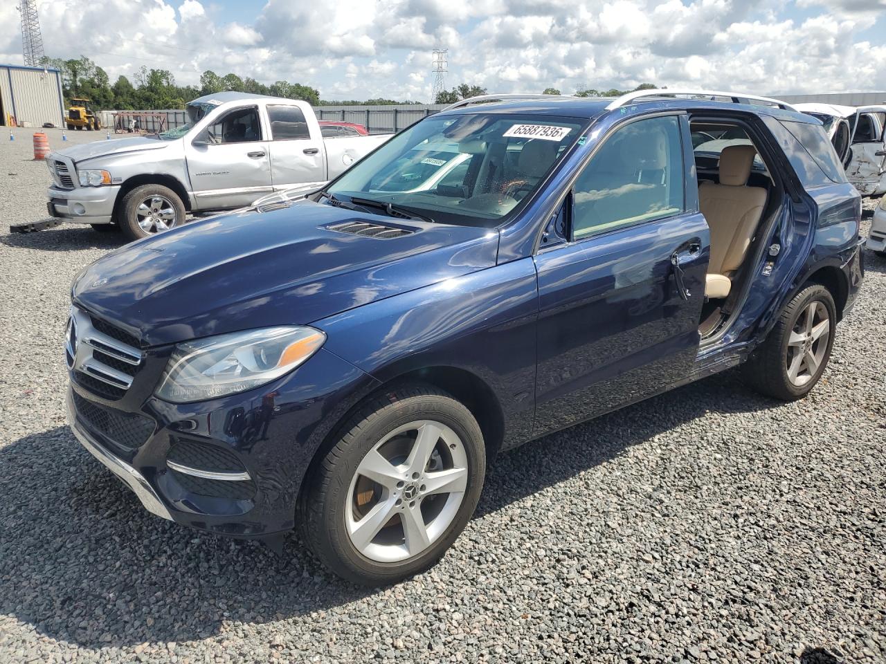 2018 Mercedes-benz Gle 350 Blue vin: 4JGDA5JB8JB074182