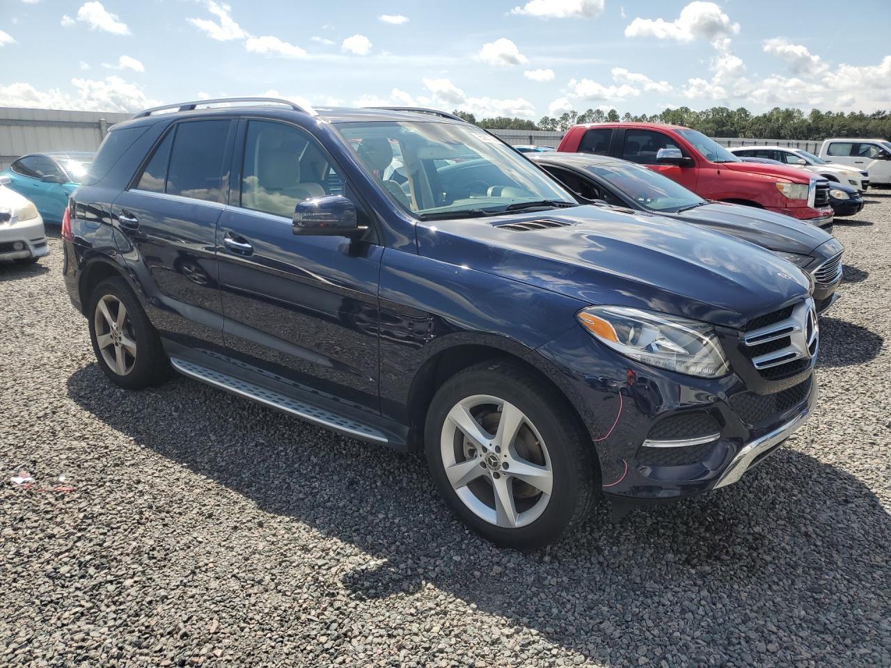 2018 Mercedes-benz Gle 350 Blue vin: 4JGDA5JB8JB074182