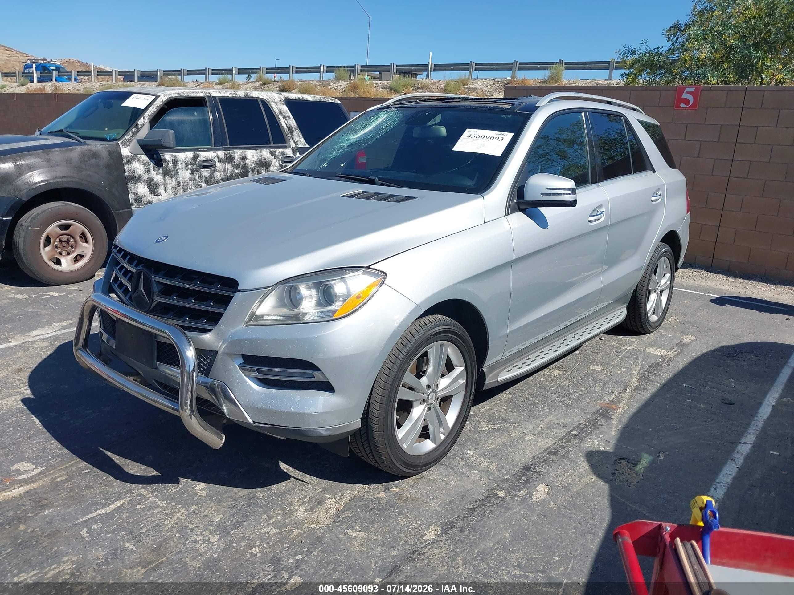 2013 Mercedes-benz Ml 350 Silver vin: 4JGDA5JB9DA190789